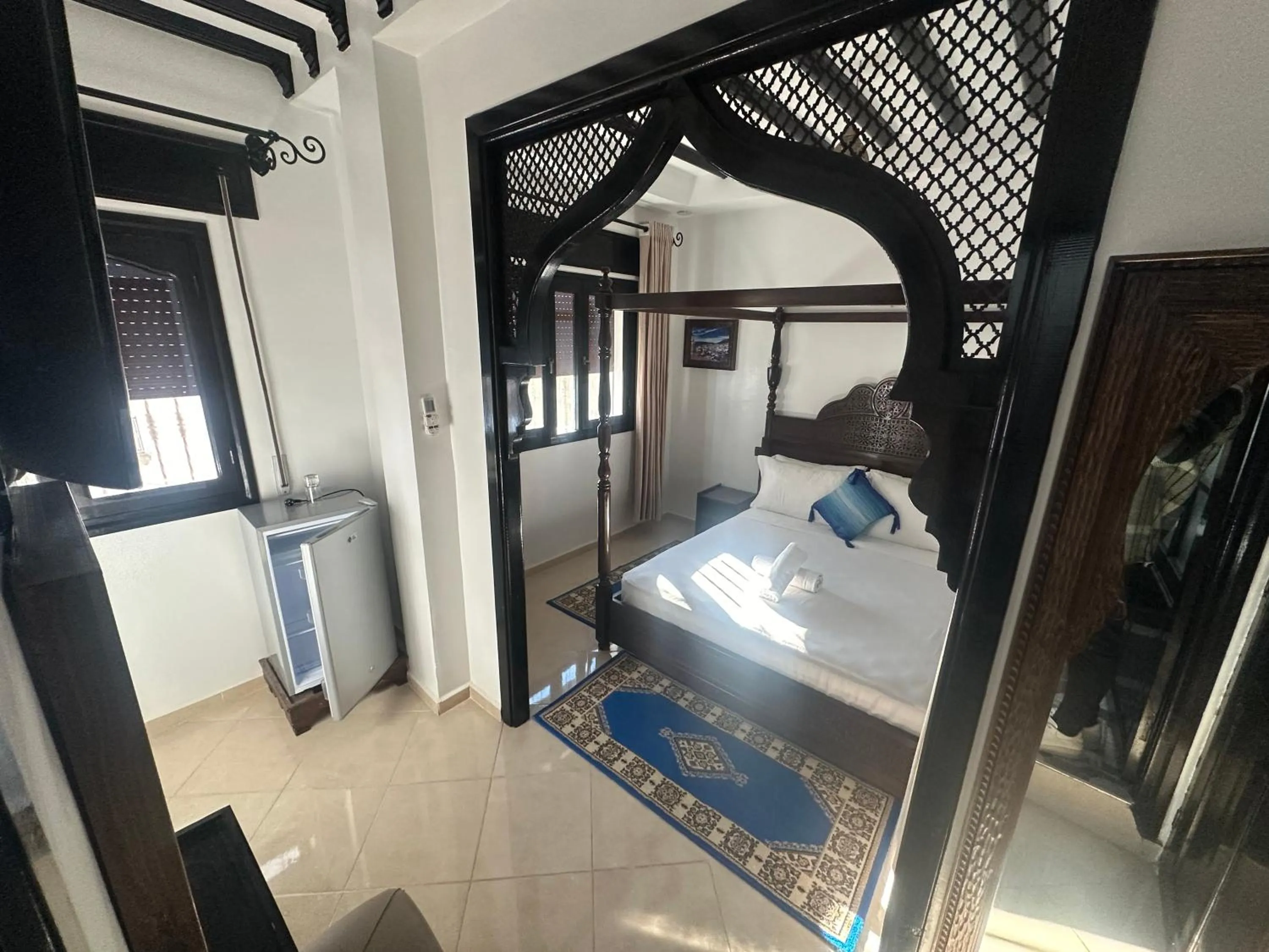 Bed in Maison d'hôtes Afassi