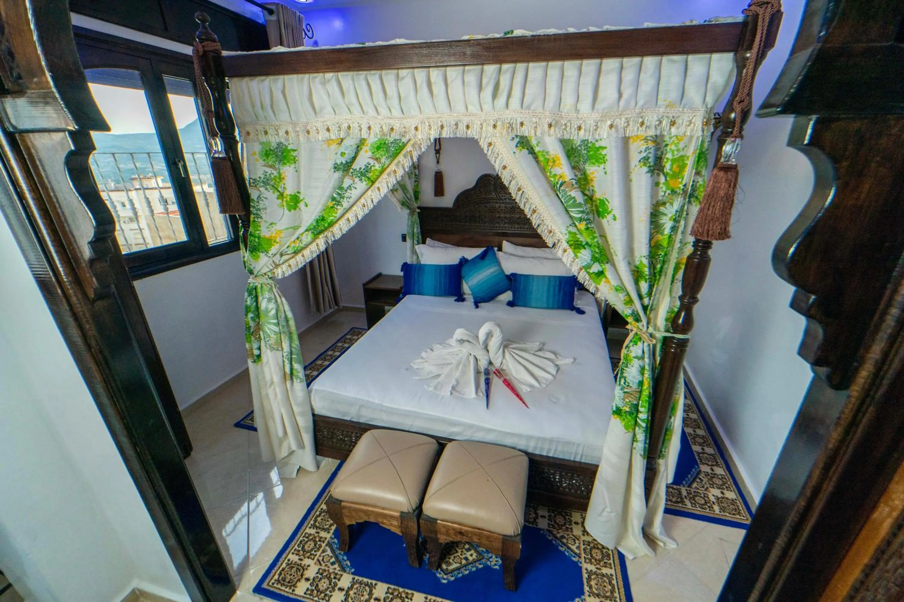 Bed in Maison d'hôtes Afassi