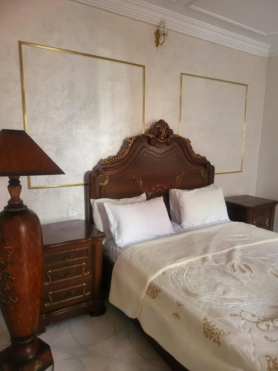 Bed in Akwaba lodge