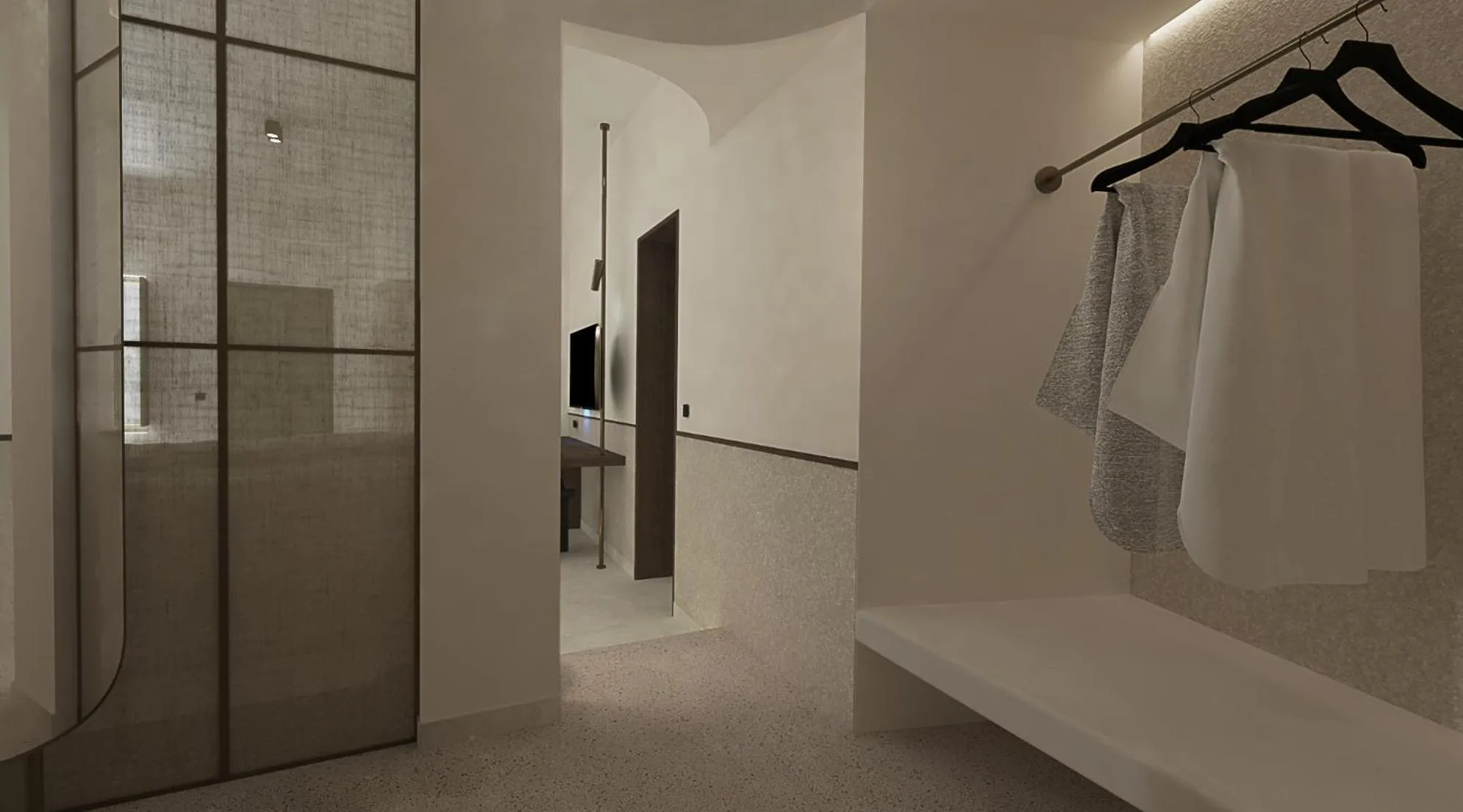 Bathroom in Athiri Santorini Hotel