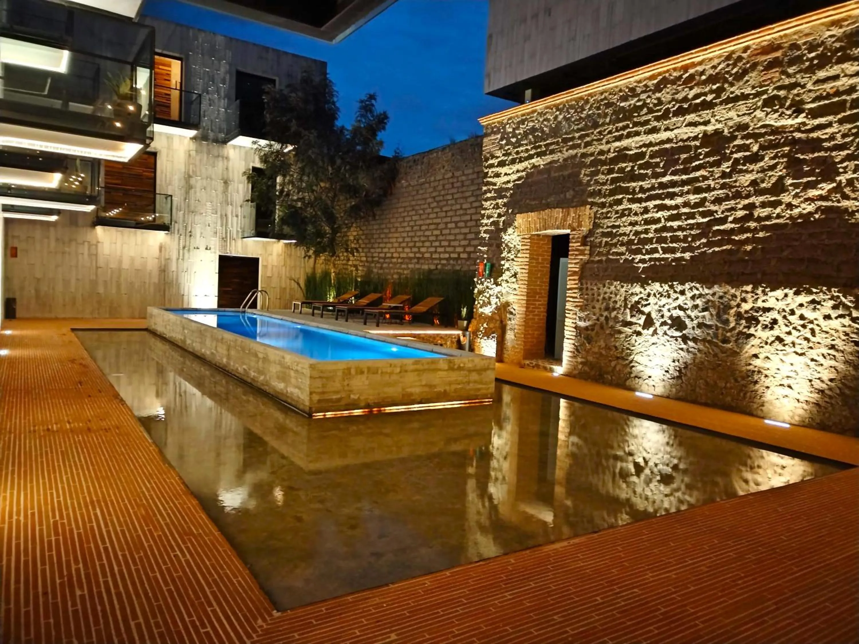 Pool view in Hotel Tila