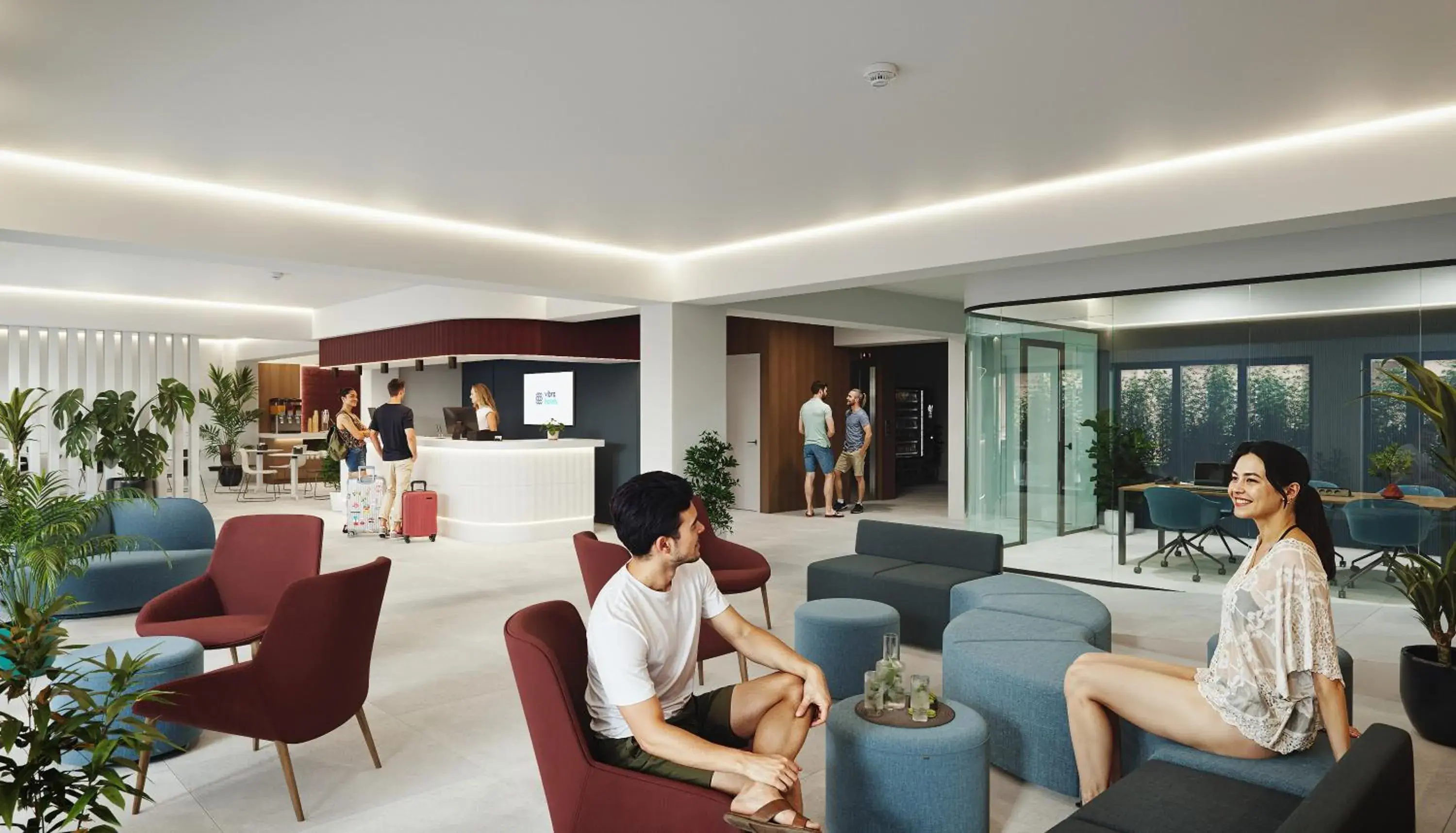 Lobby or reception in Hotel Vibra Vila -3SUP- New Opening 2026 Lobby or reception in Hotel Vibra Vila -3SUP- New Opening 2026