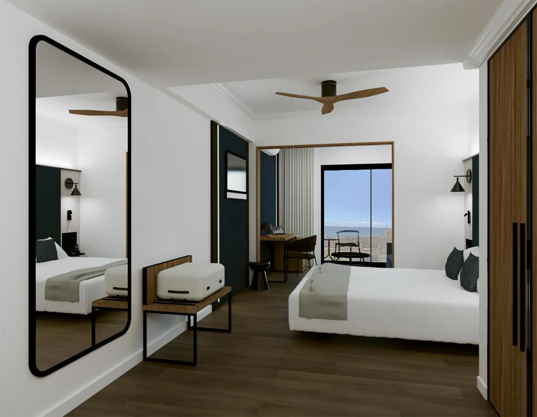 Bedroom, Bed in Hotel Vibra Vila