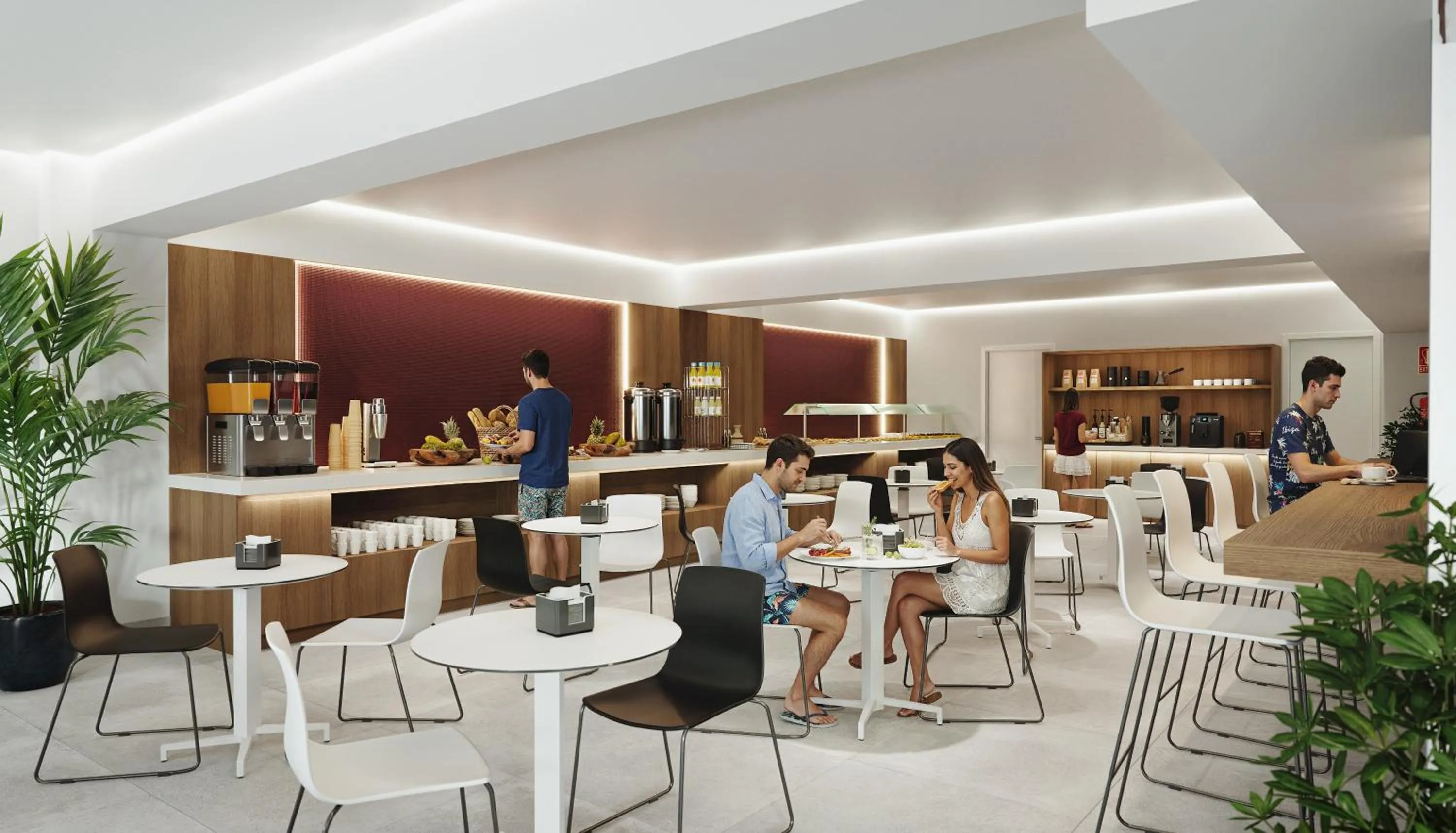 Restaurant/places to eat in Hotel Vibra Vila - New Opening 2026