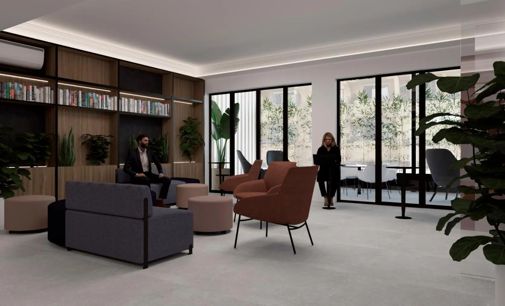 Seating area in Hotel Vibra Vila