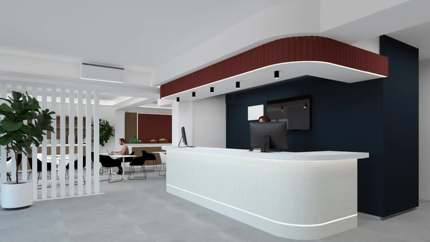 Lobby or reception in Hotel Vibra Vila Lobby or reception in Hotel Vibra Vila