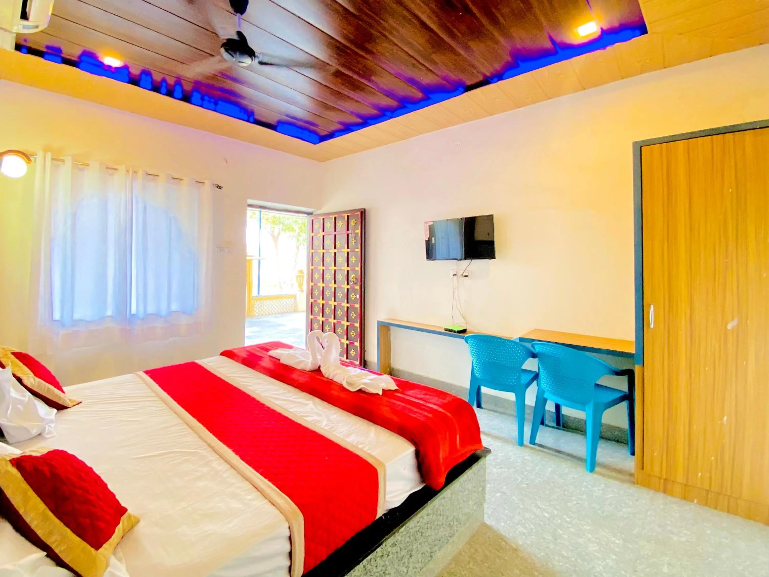 Bed in Ajaypal Garh Resort Near Pushkar and Ajmer