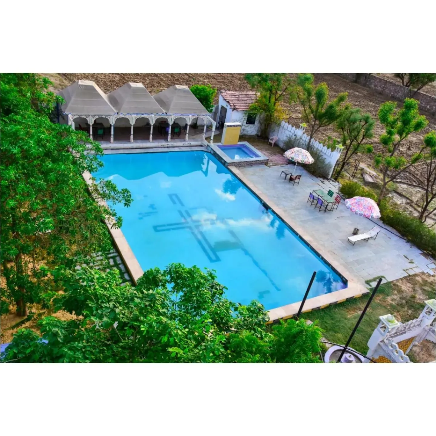 Garden view in Ajaypal Garh Resort Near Pushkar and Ajmer