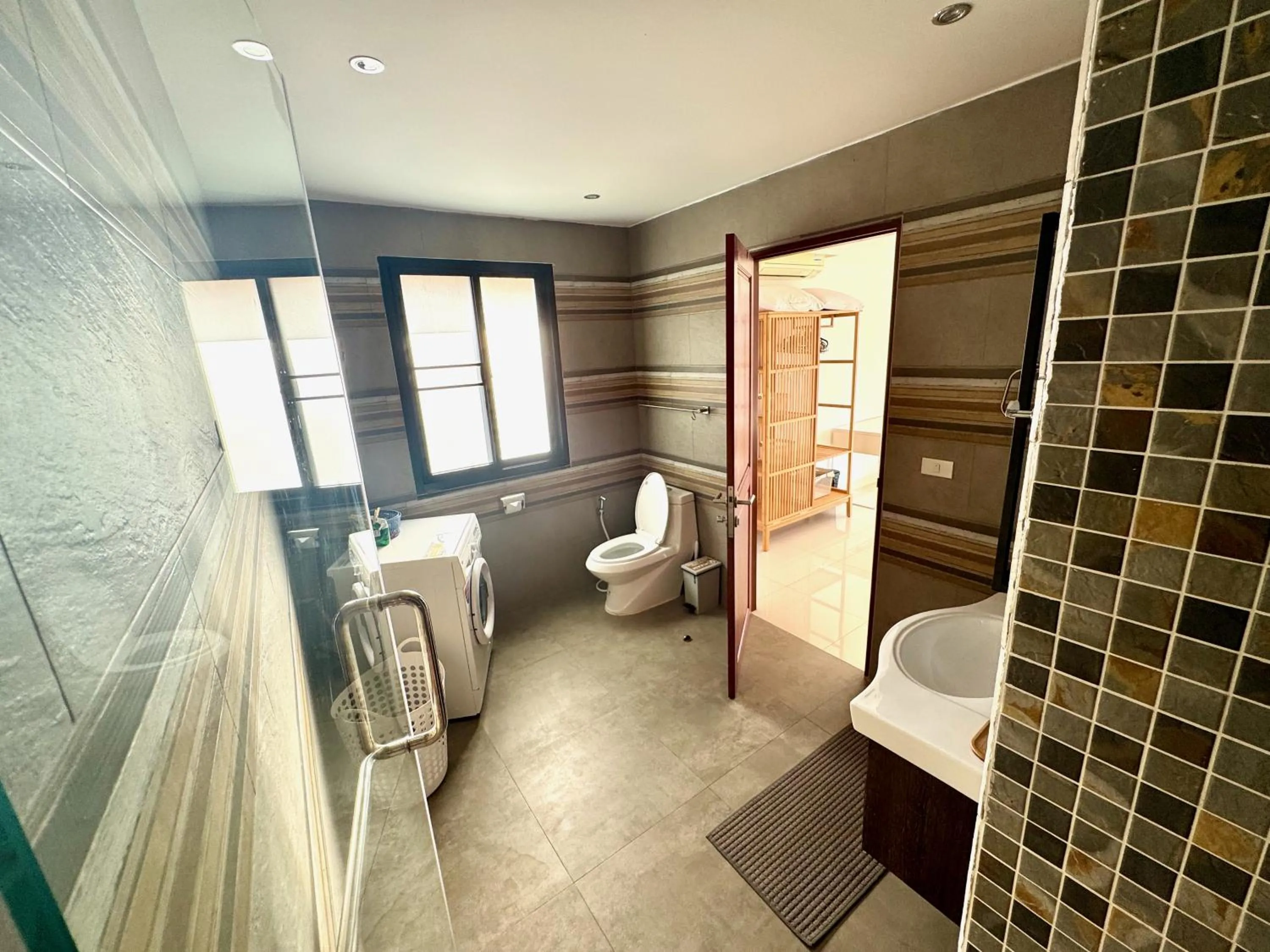 Shower in The Carma - stylish and luxury sea view pool villa