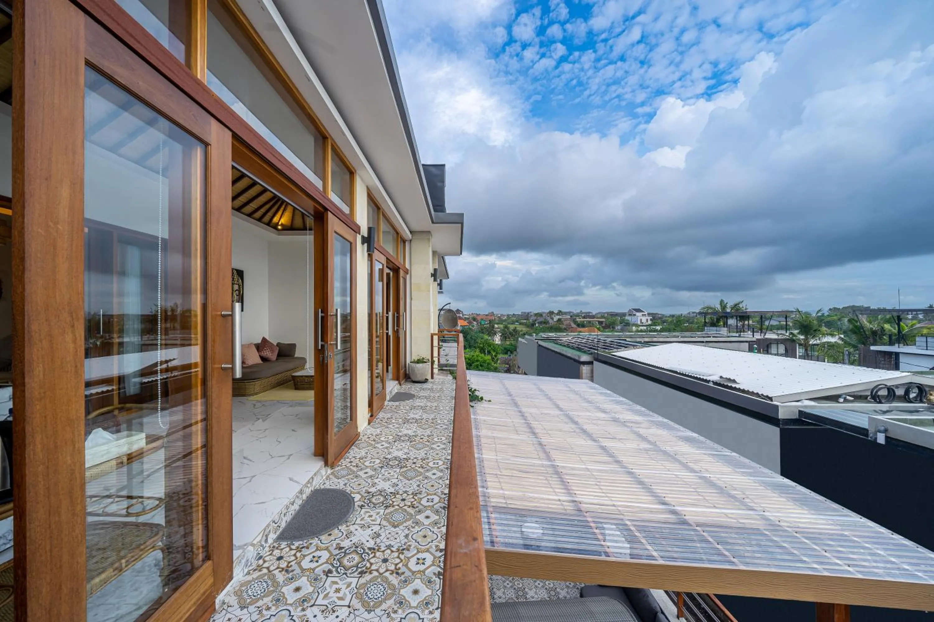 Pool view in Kasmaran Bali Guest House