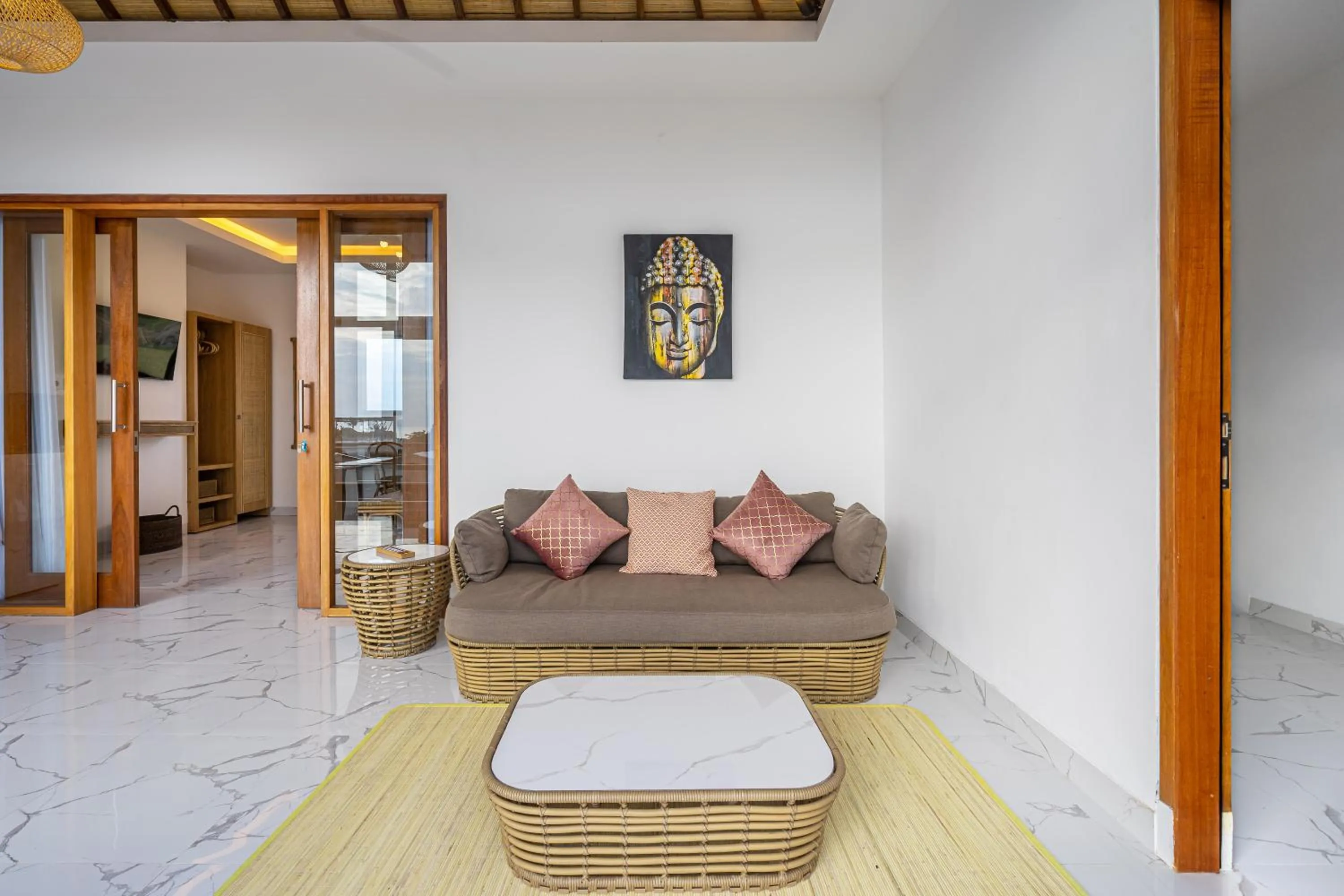 Living room in Kasmaran Bali Guest House