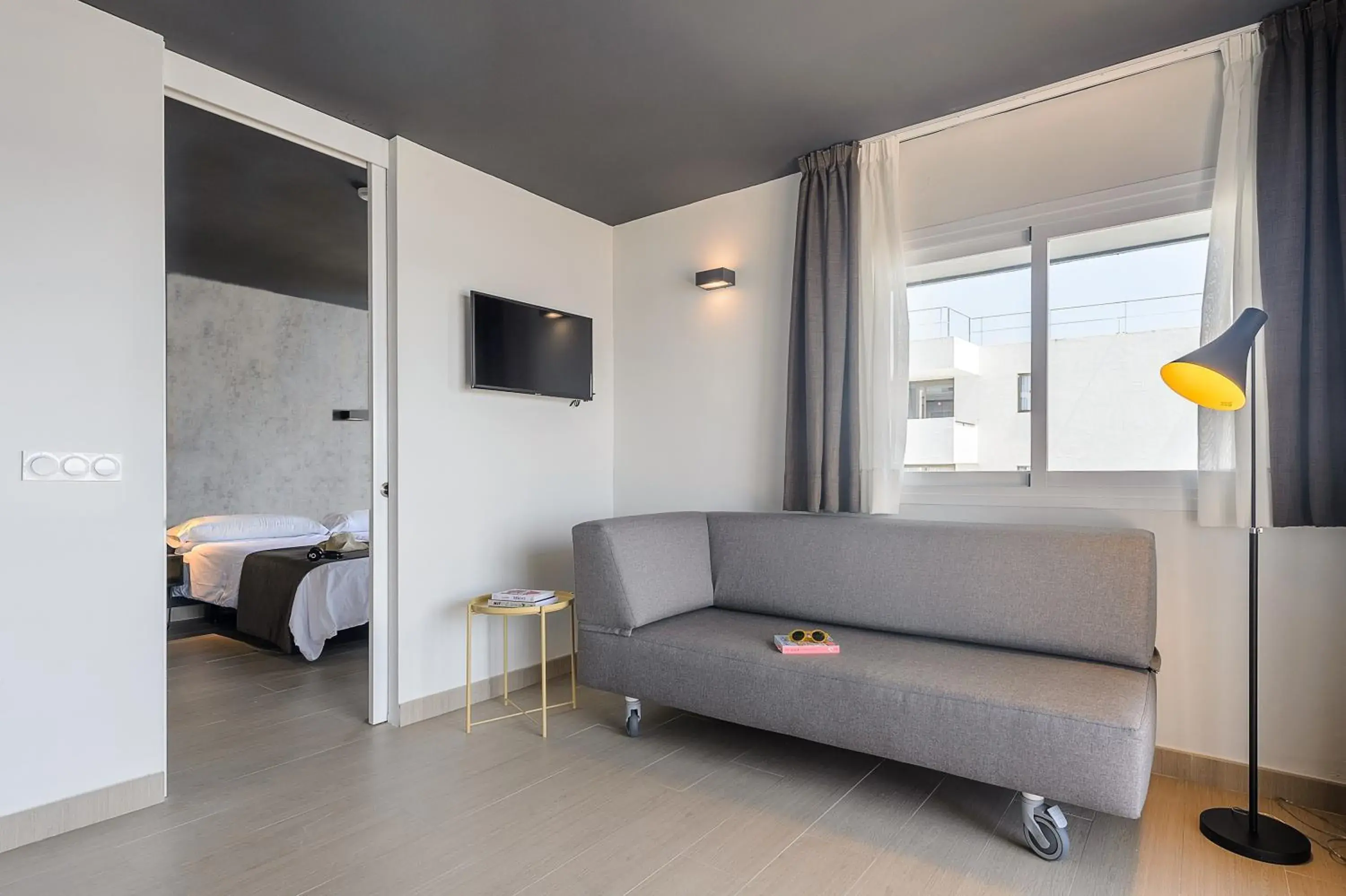 Seating area, Bed in Apartamentos Vibra Jabeque Dreams Seating area, Bed in Apartamentos Vibra Jabeque Dreams