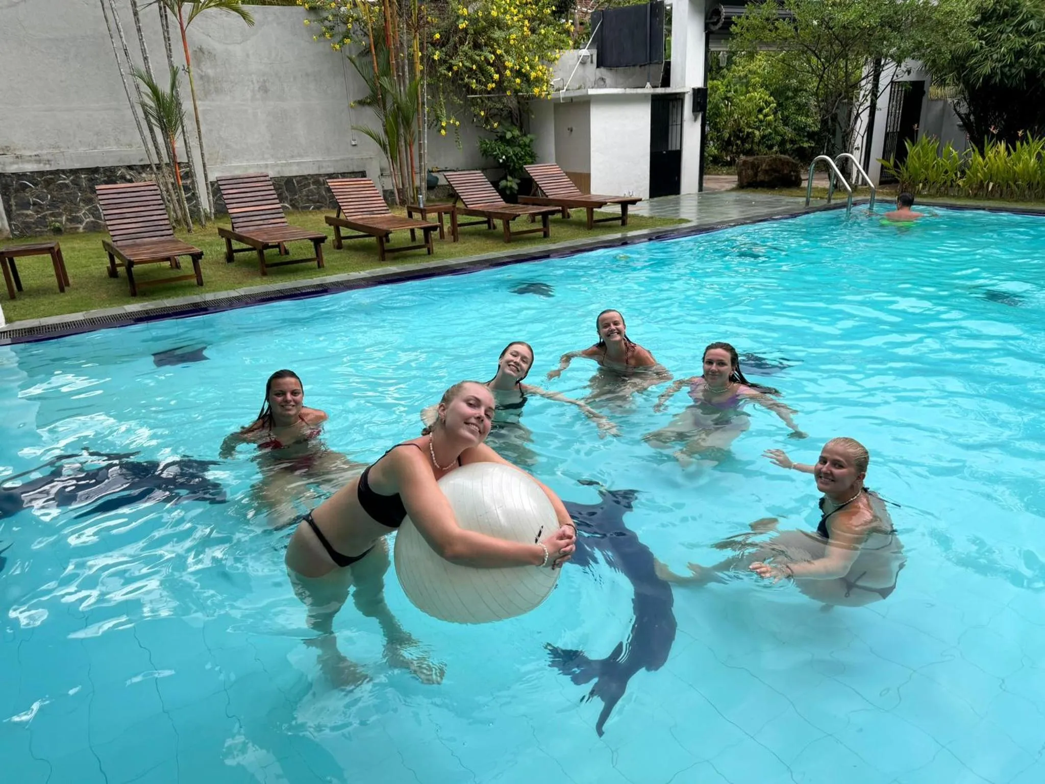 People in Chill Hill Hikkaduwa