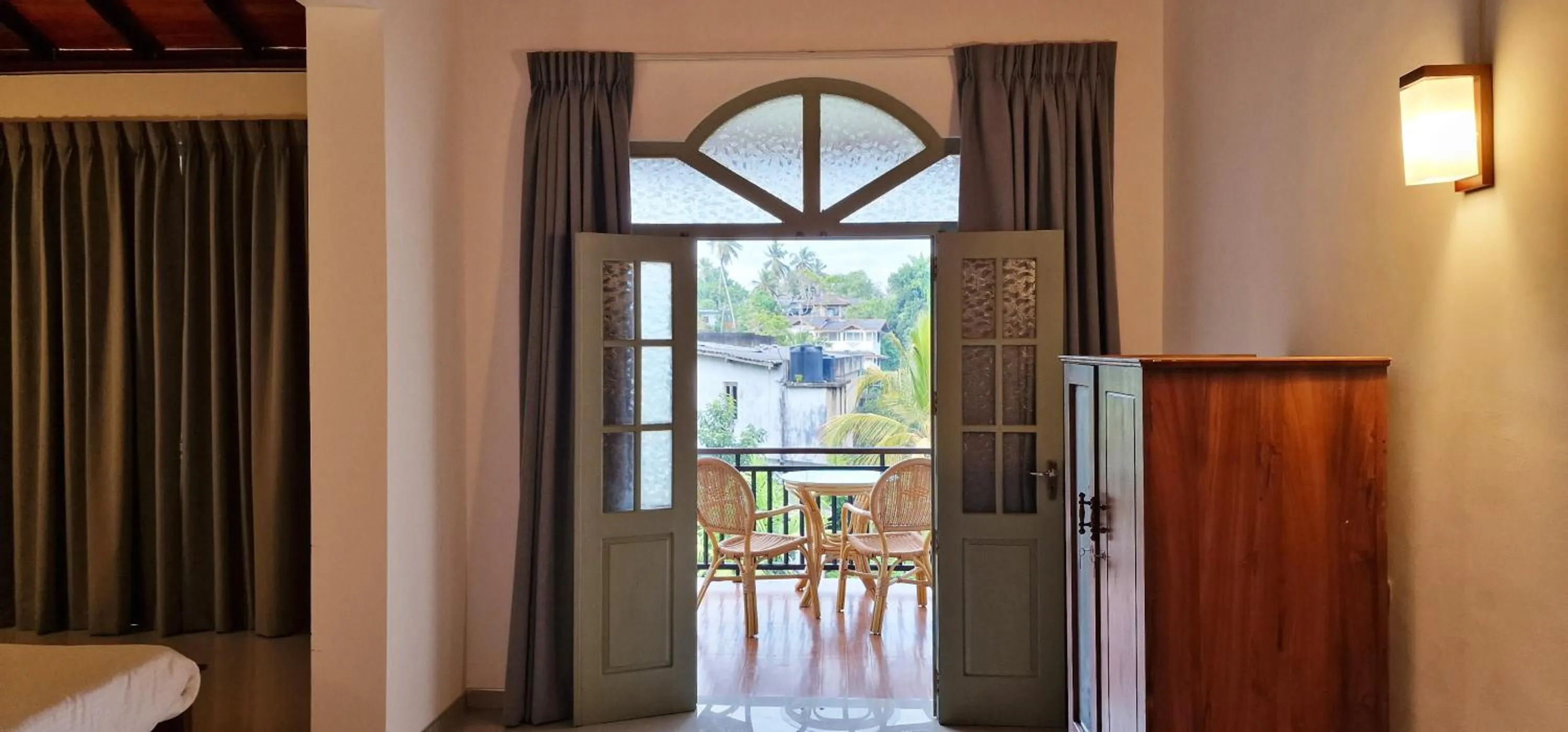 View (from property/room), Bed in Chill Hill Hikkaduwa