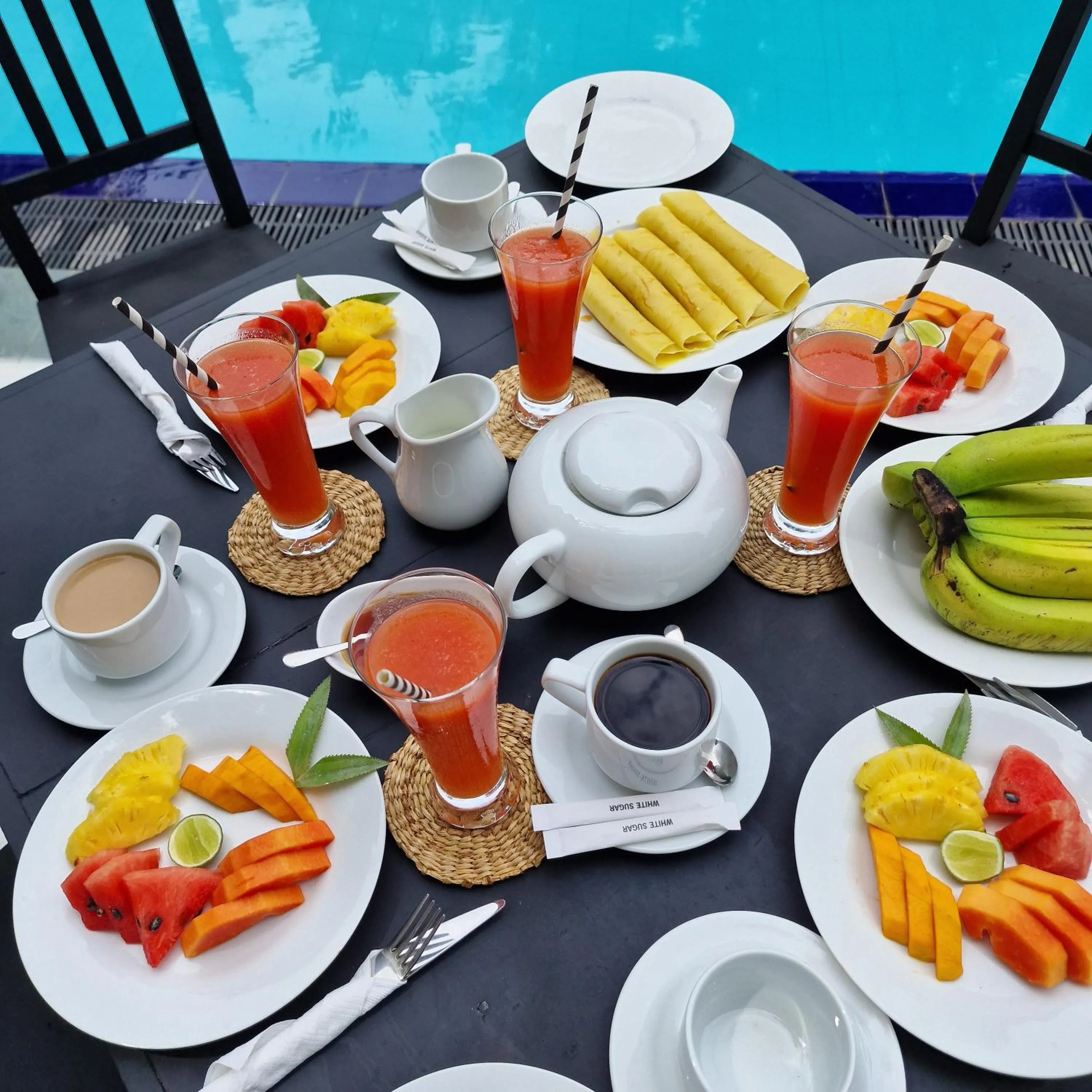 Breakfast in Chill Hill Hikkaduwa