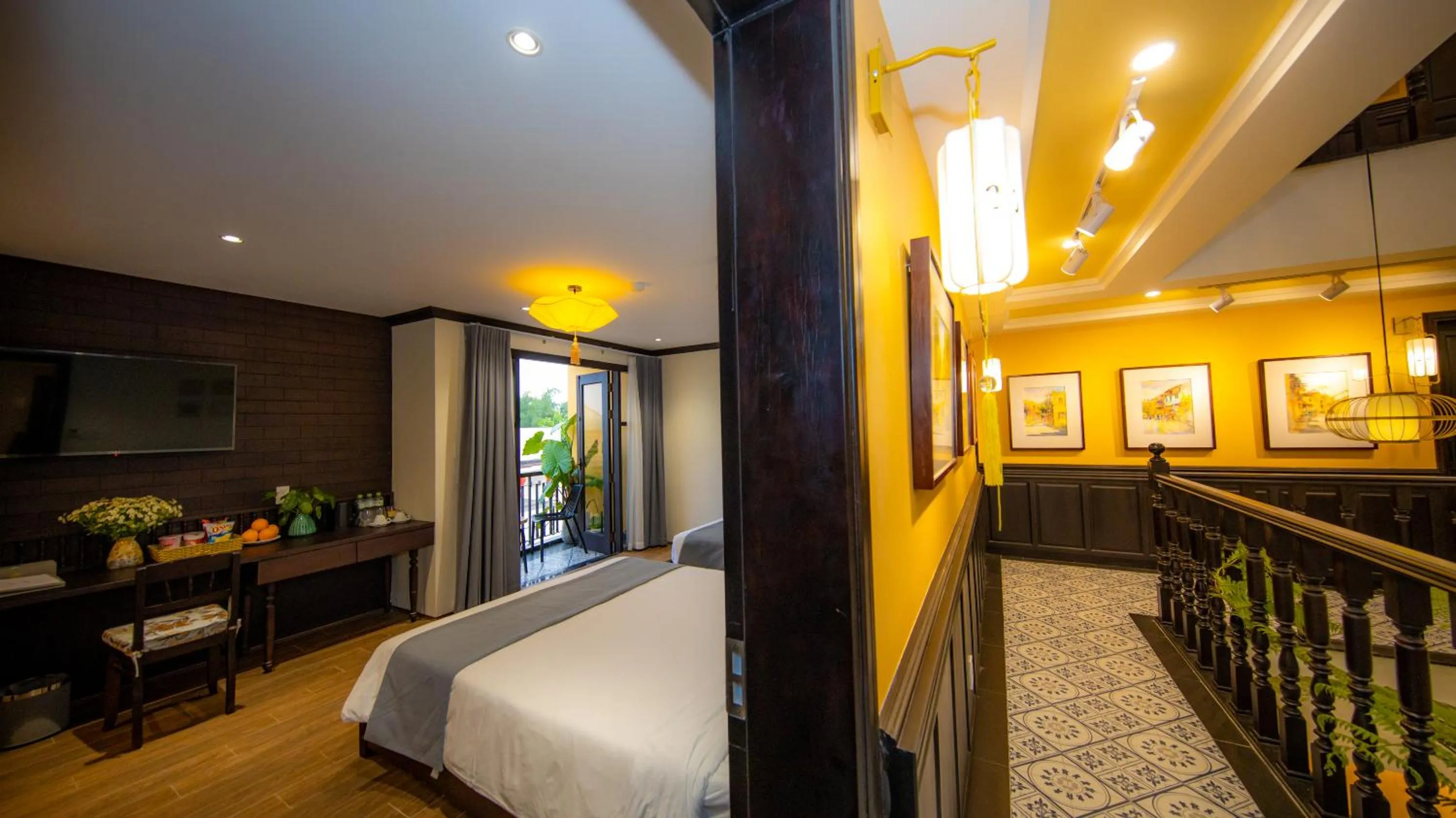 View (from property/room), Bed in Hoianan Boutique Hotel