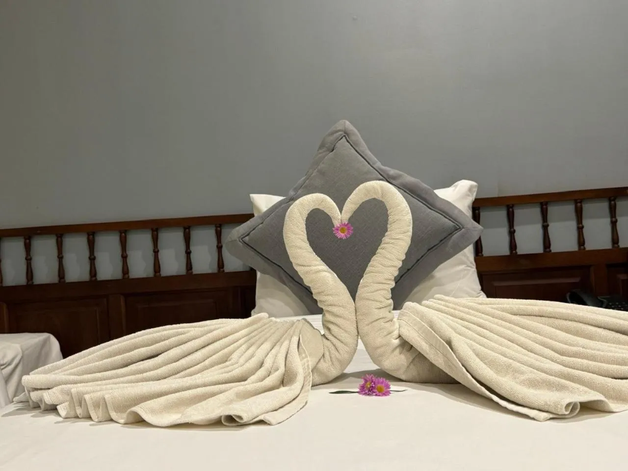 Bed in Hoianan Boutique Hotel