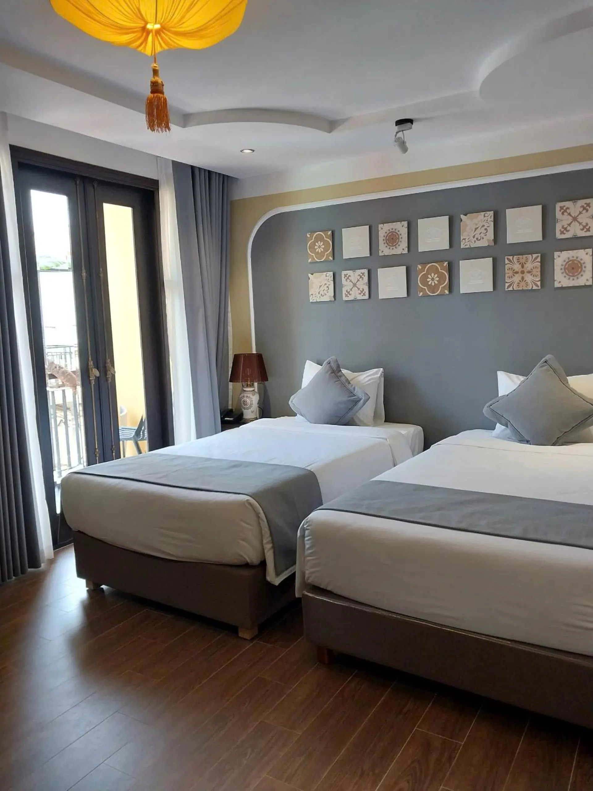 Photo of the whole room, Bed in Hoianan Boutique Hotel