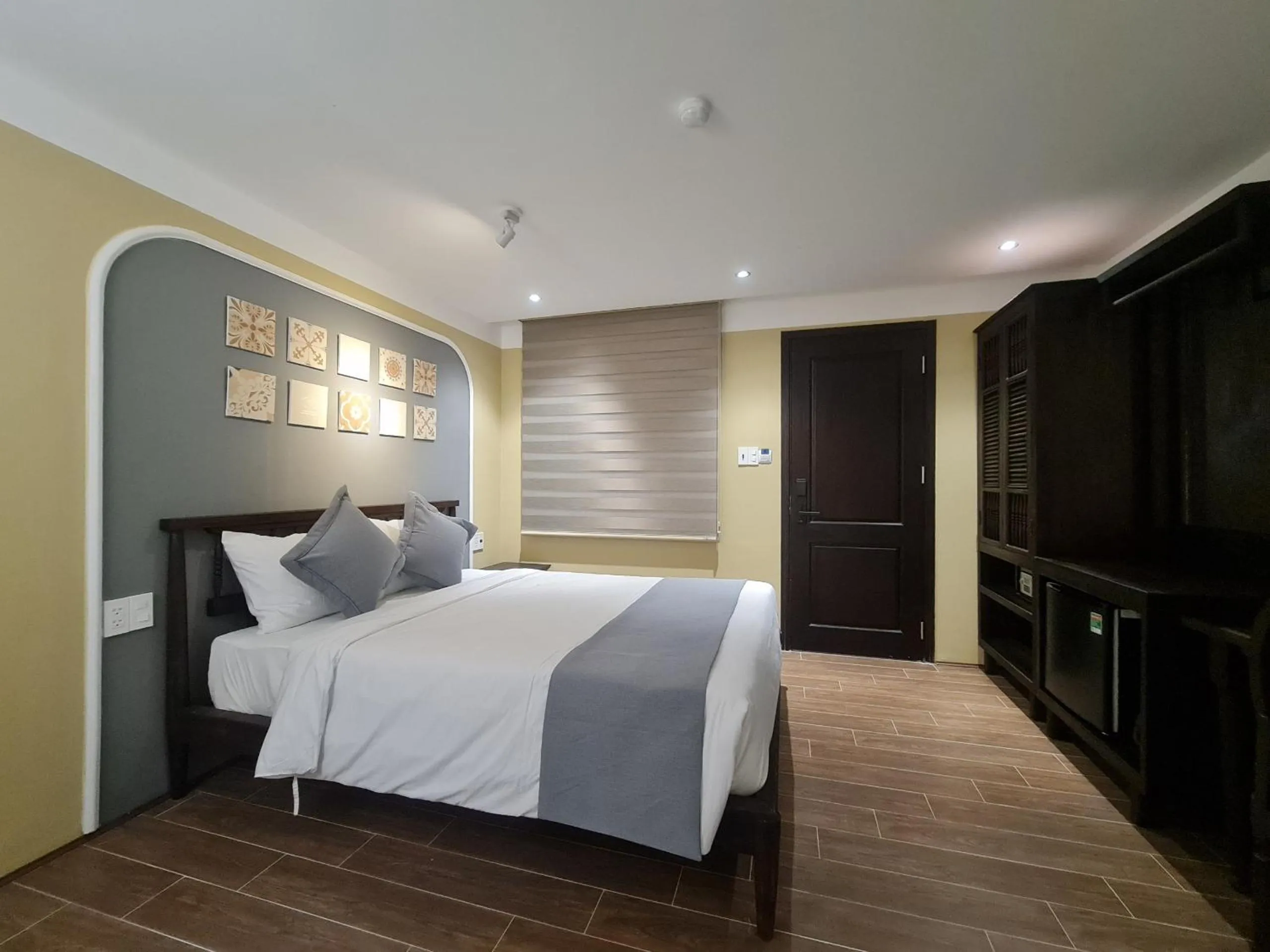 Bed in Hoianan Boutique Hotel