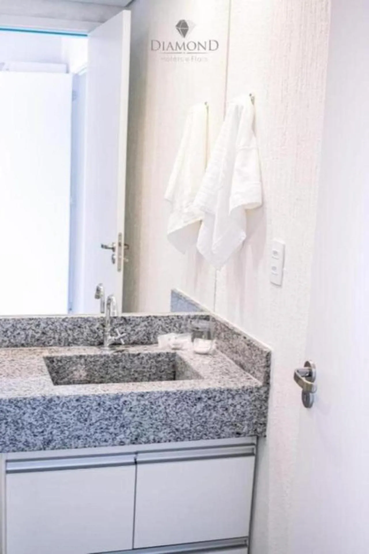Bathroom in Diamond Hotéis e Flats