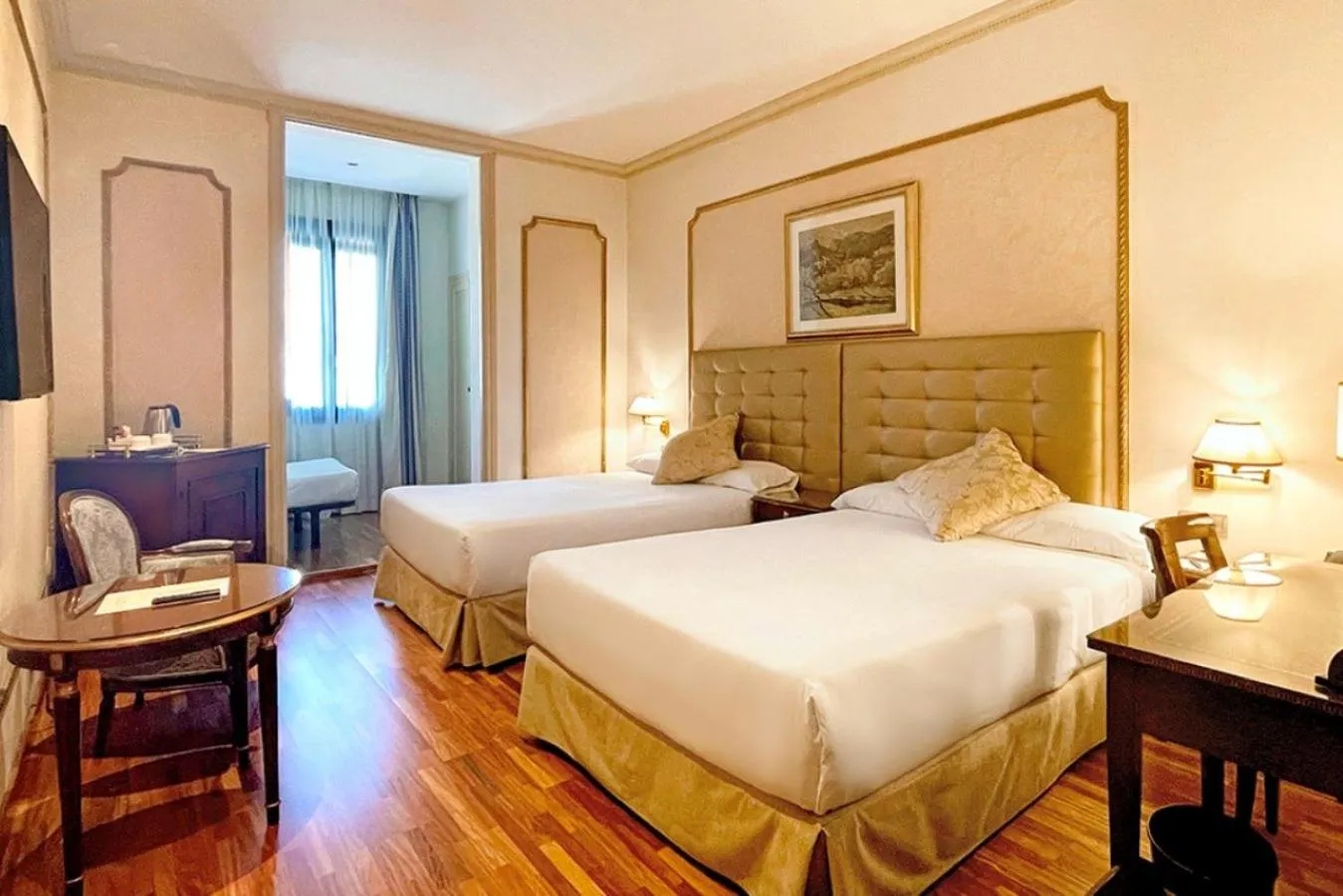 Decorative detail, Bed in Hotel Roger de Llúria