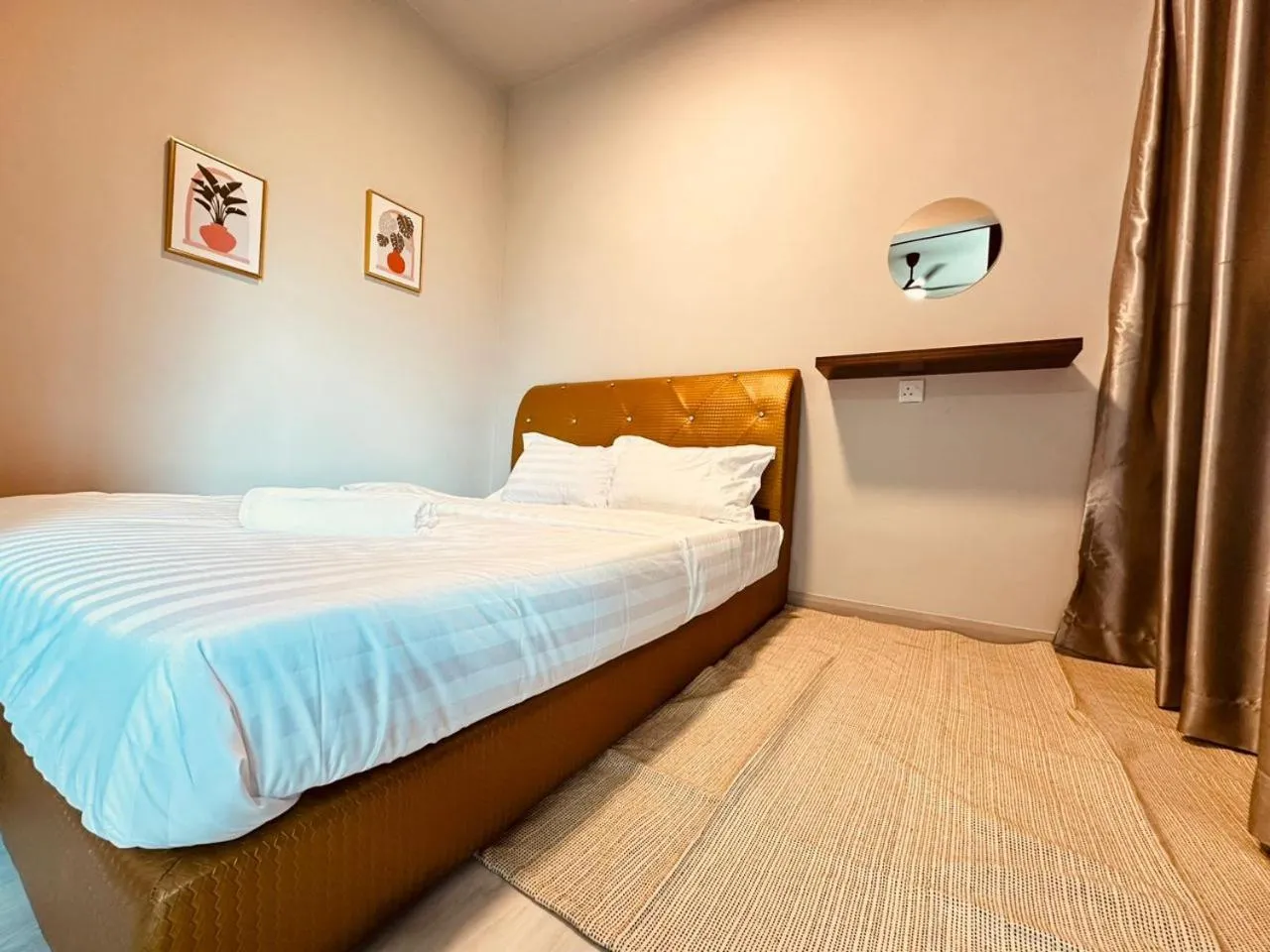 Bed in TF Sunset Ocean View Homestay - Jesselton Quay