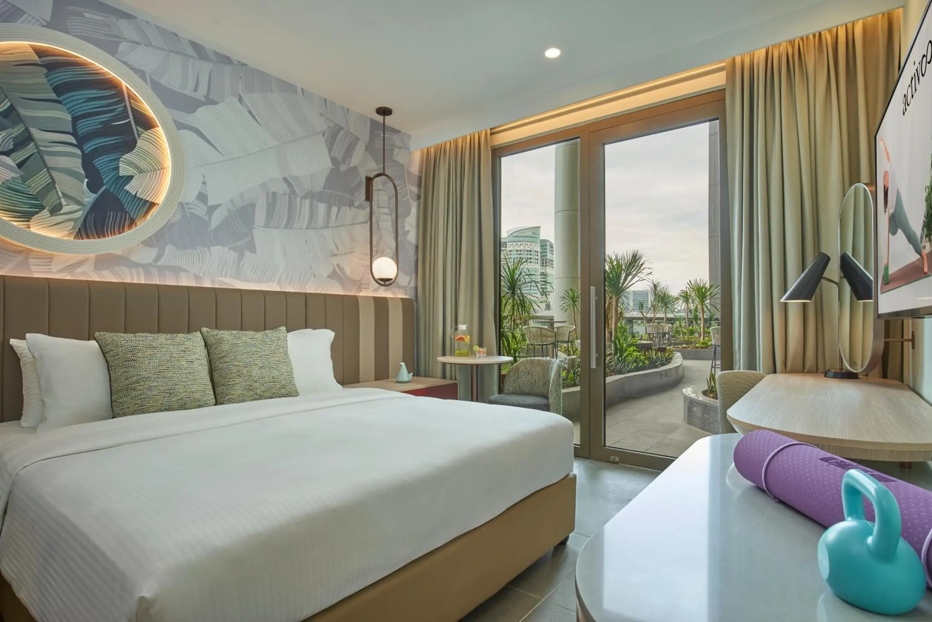 View (from property/room), Bed in Citadines Connect Rochester Singapore View (from property/room), Bed in Citadines Connect Rochester Singapore