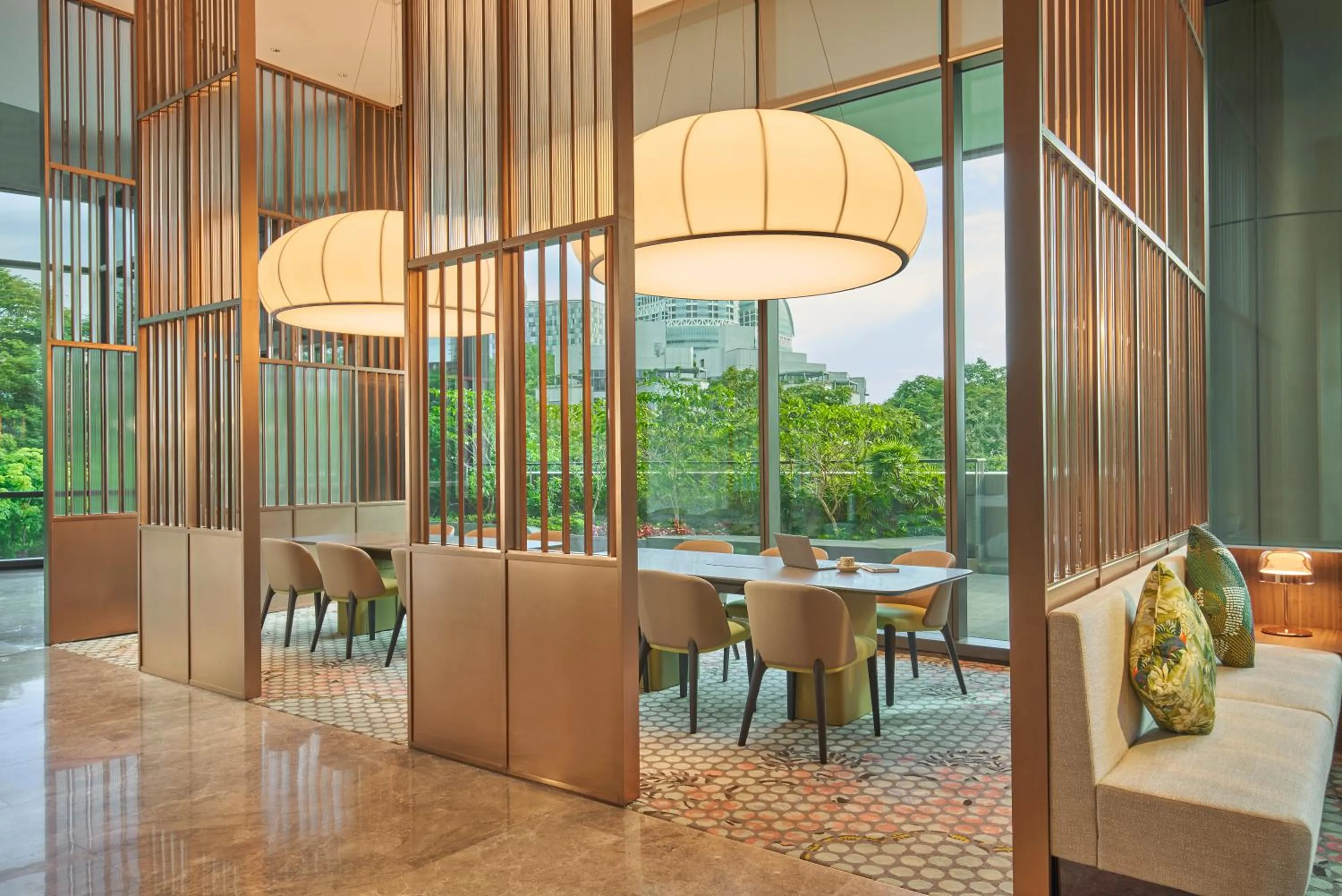 Seating area in Citadines Connect Rochester Singapore