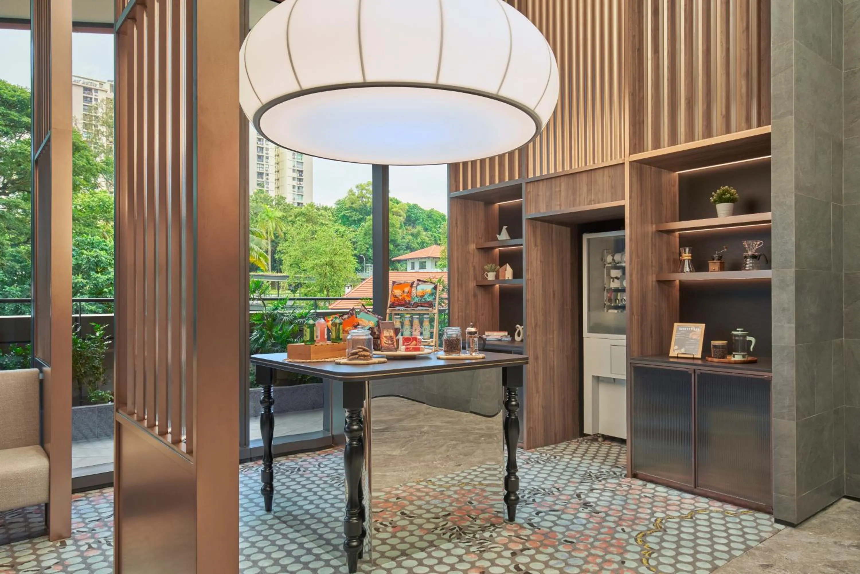 Lobby or reception in Citadines Connect Rochester Singapore