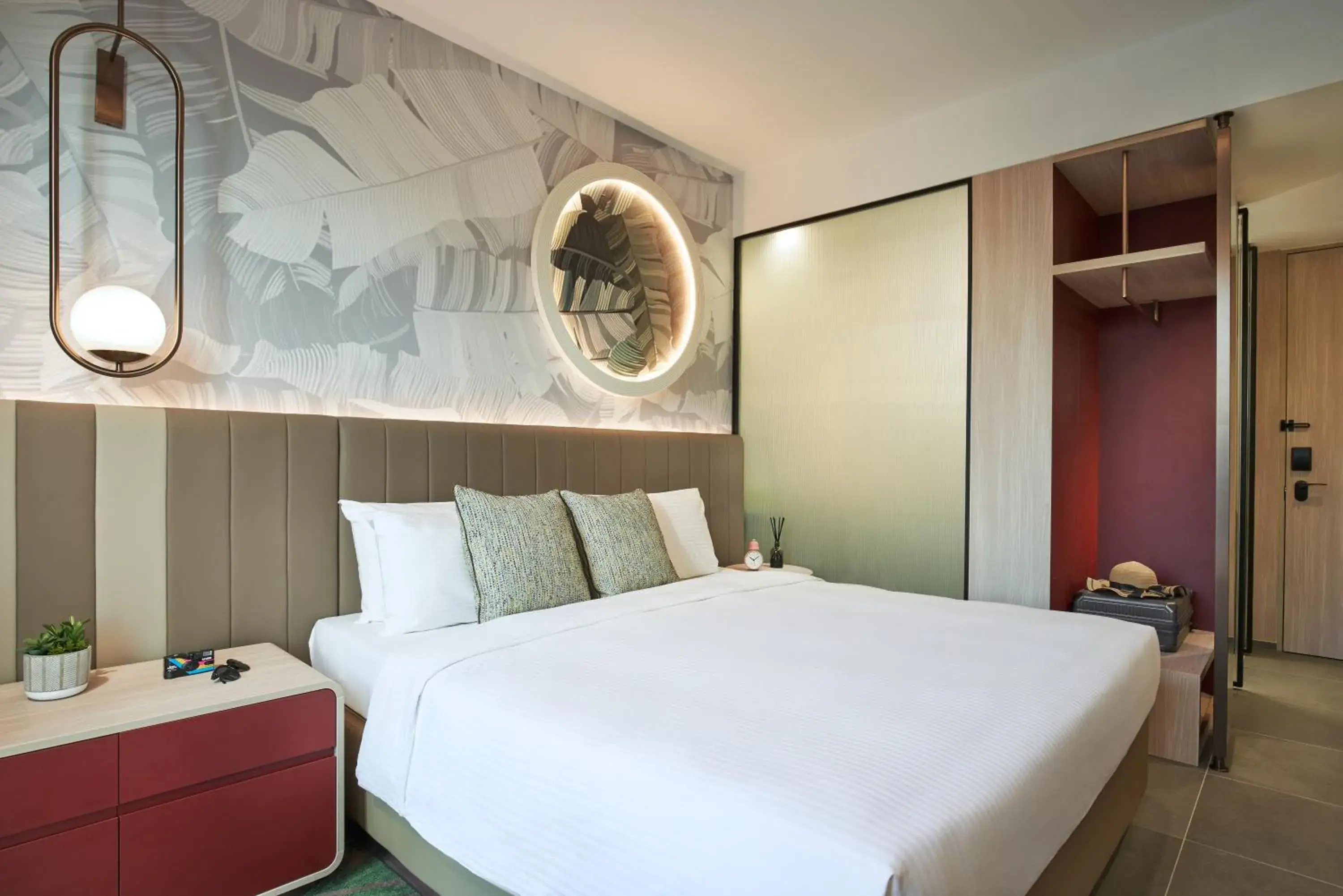 Bedroom, Bed in Citadines Connect Rochester Singapore Bedroom, Bed in Citadines Connect Rochester Singapore