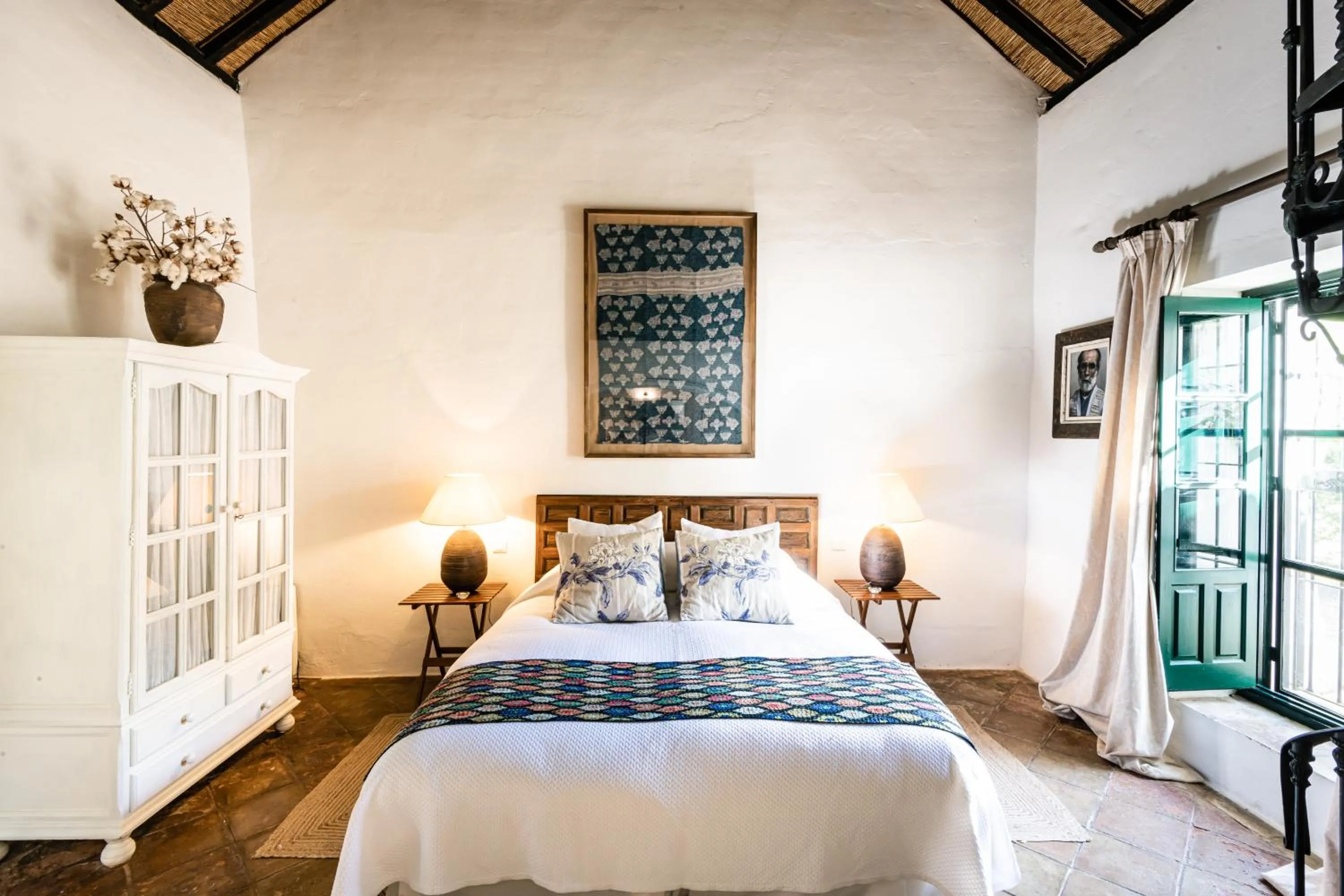 Bedroom, Bed in Hacienda de San Rafael