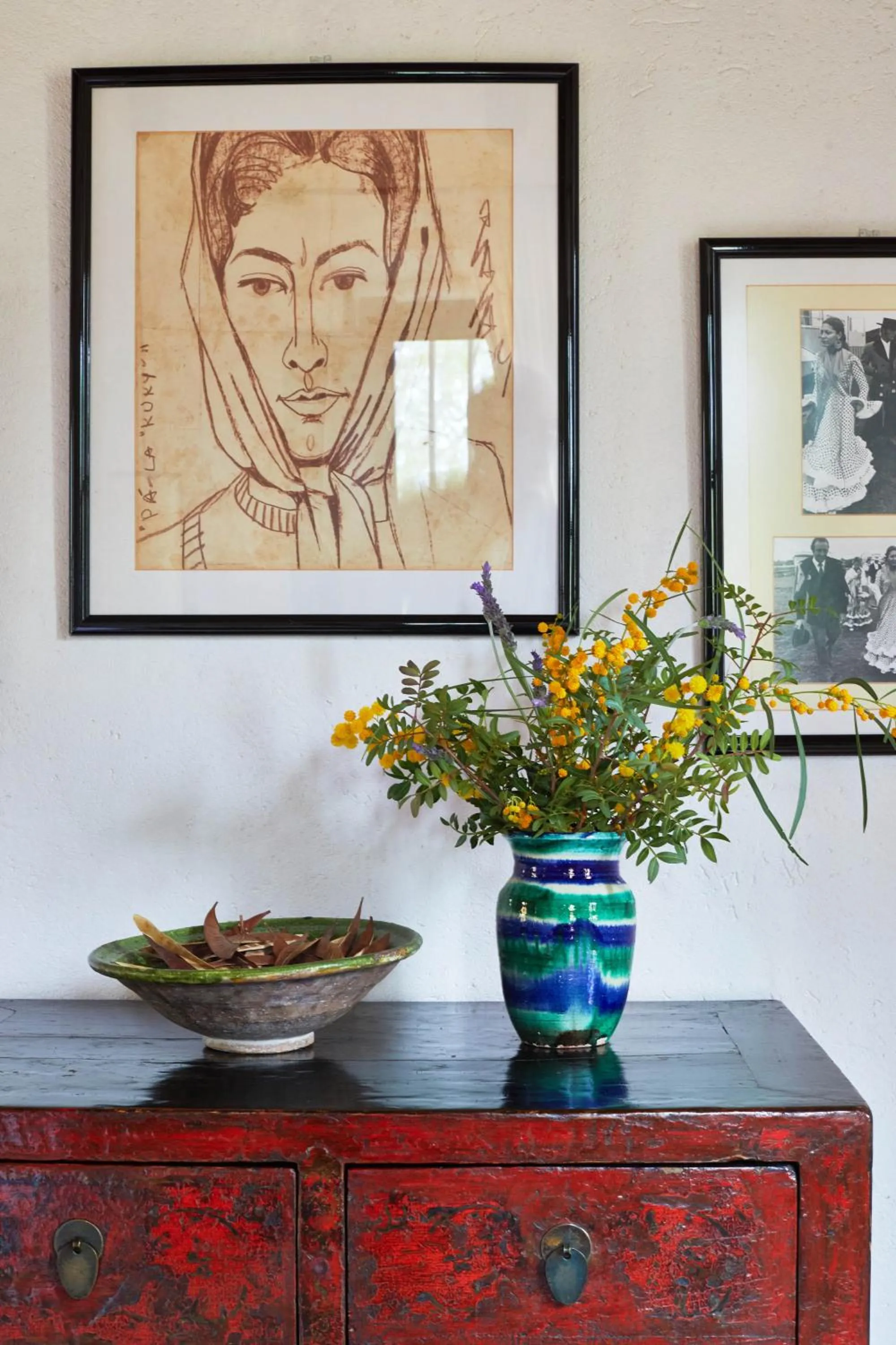 Decorative detail in Hacienda de San Rafael