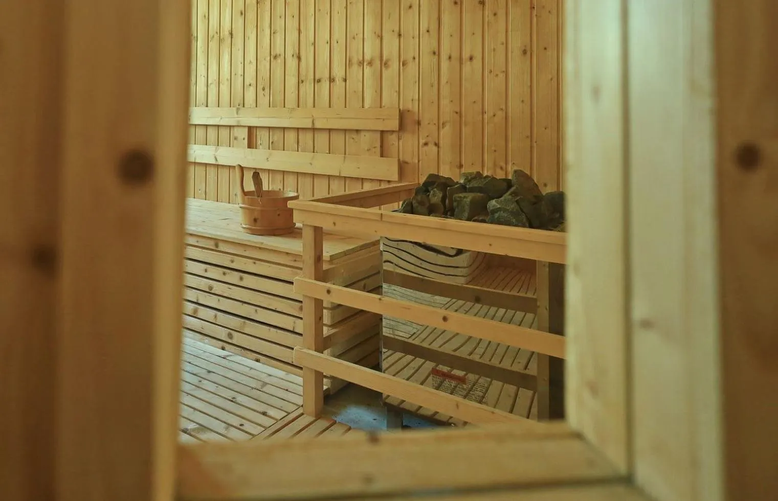 Sauna in Vannee Golden Sands Beachfront Resort