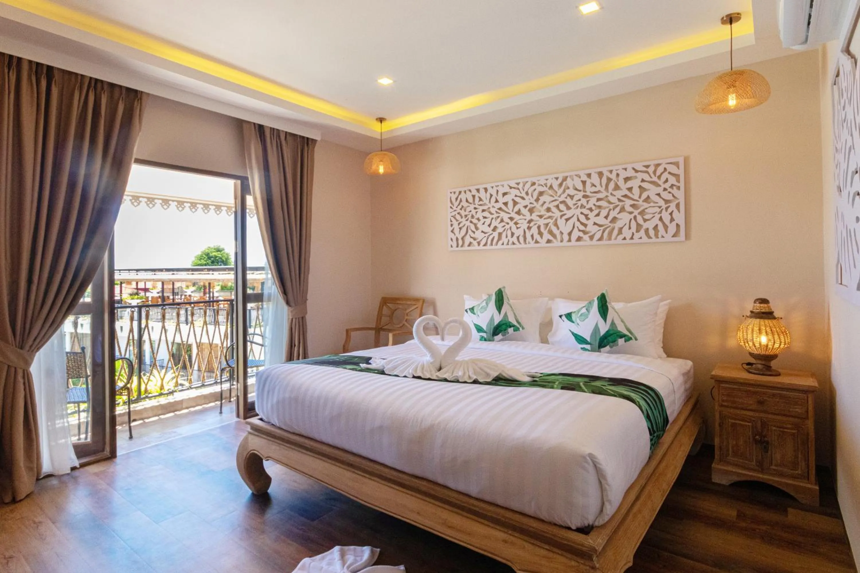 Bed in Vannee Golden Sands Beachfront Resort