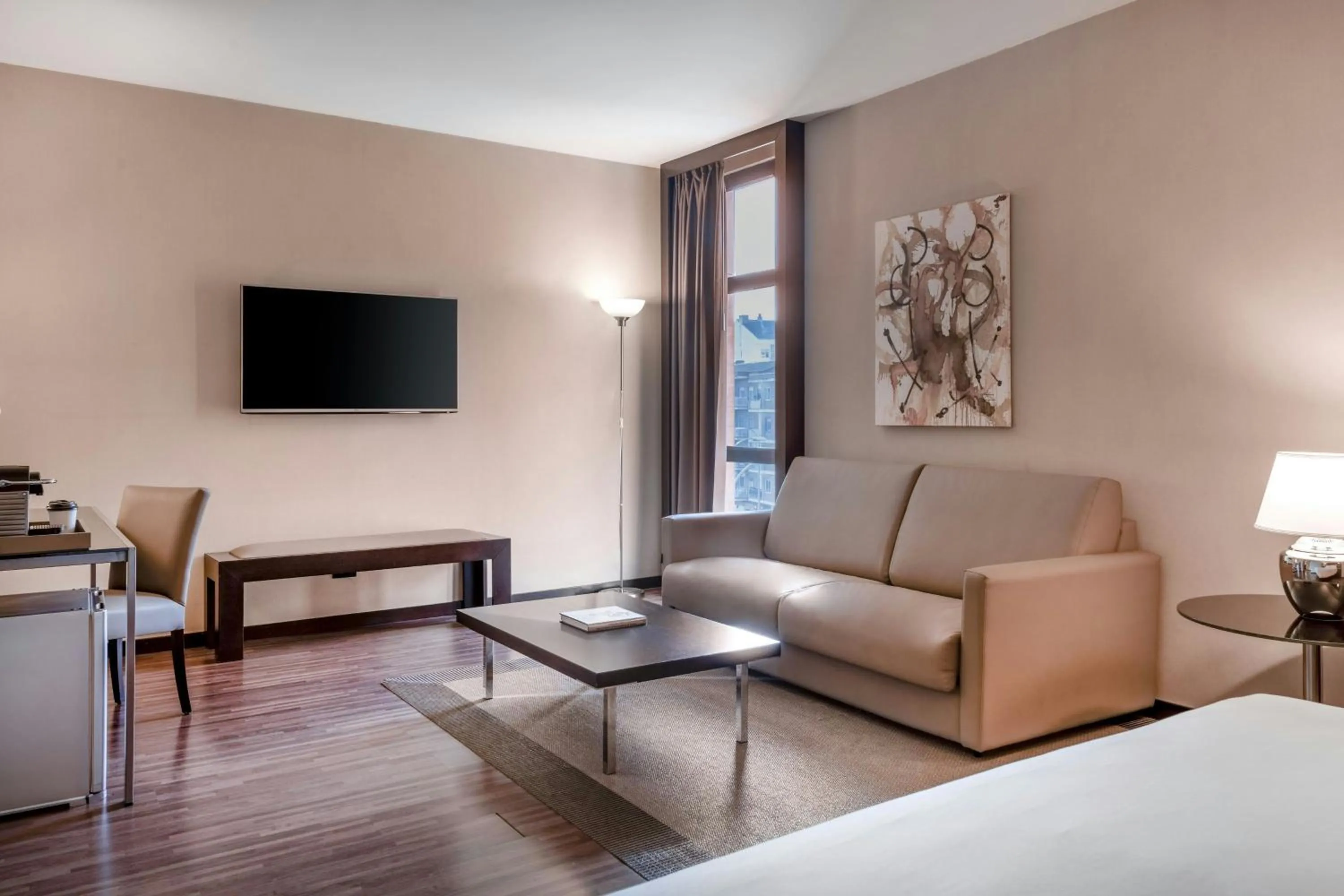 Living room in AC Hotel Zamora by Marriott