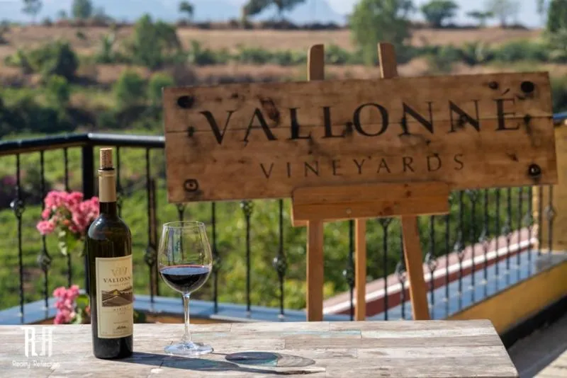 Property logo or sign in Vallonne Vineyards