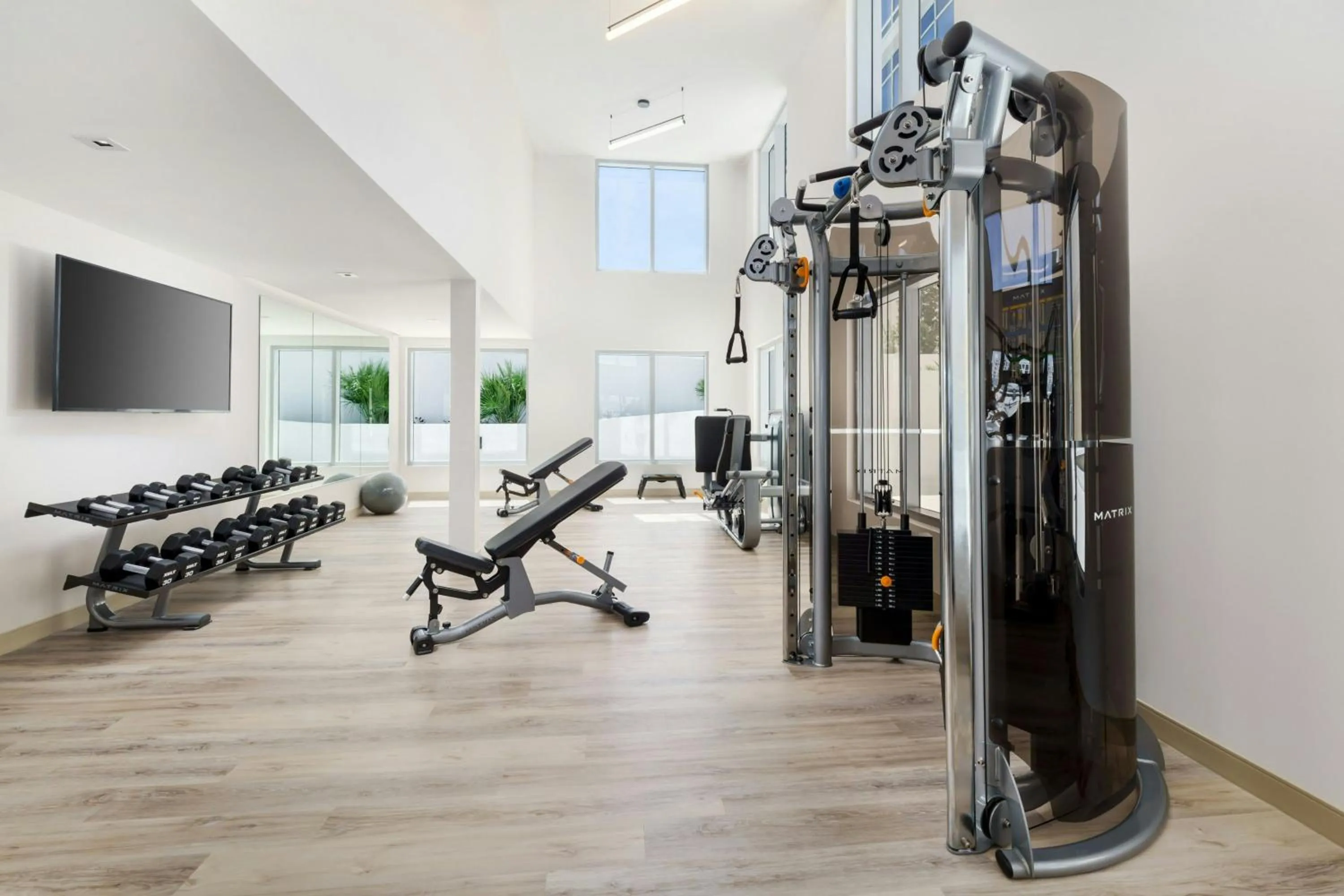 Fitness centre/facilities in AC Hotel St Petersburg Downtown