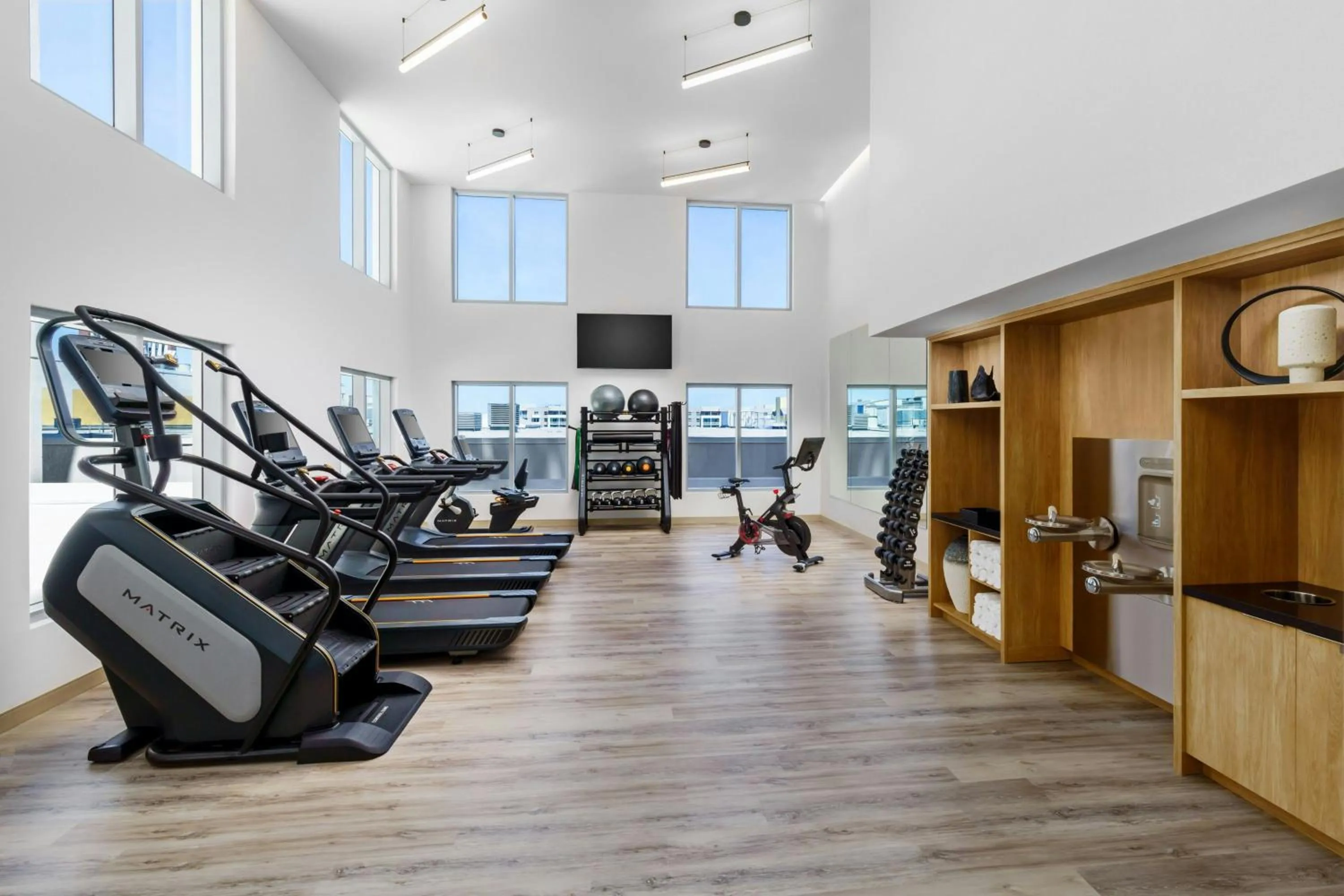 Fitness centre/facilities in AC Hotel St Petersburg Downtown