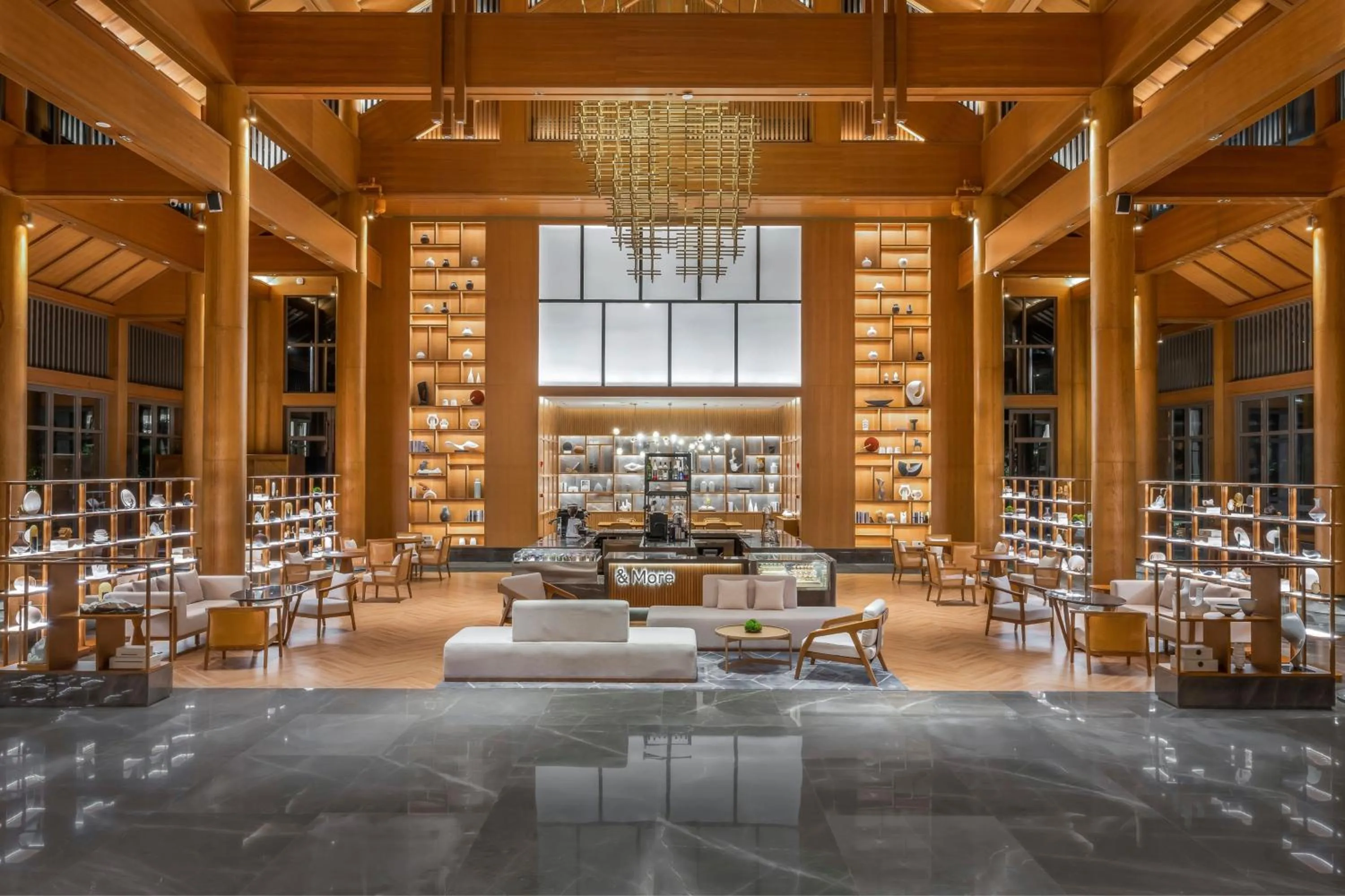 Lobby or reception in Sheraton Maoming Hot Spring Resort