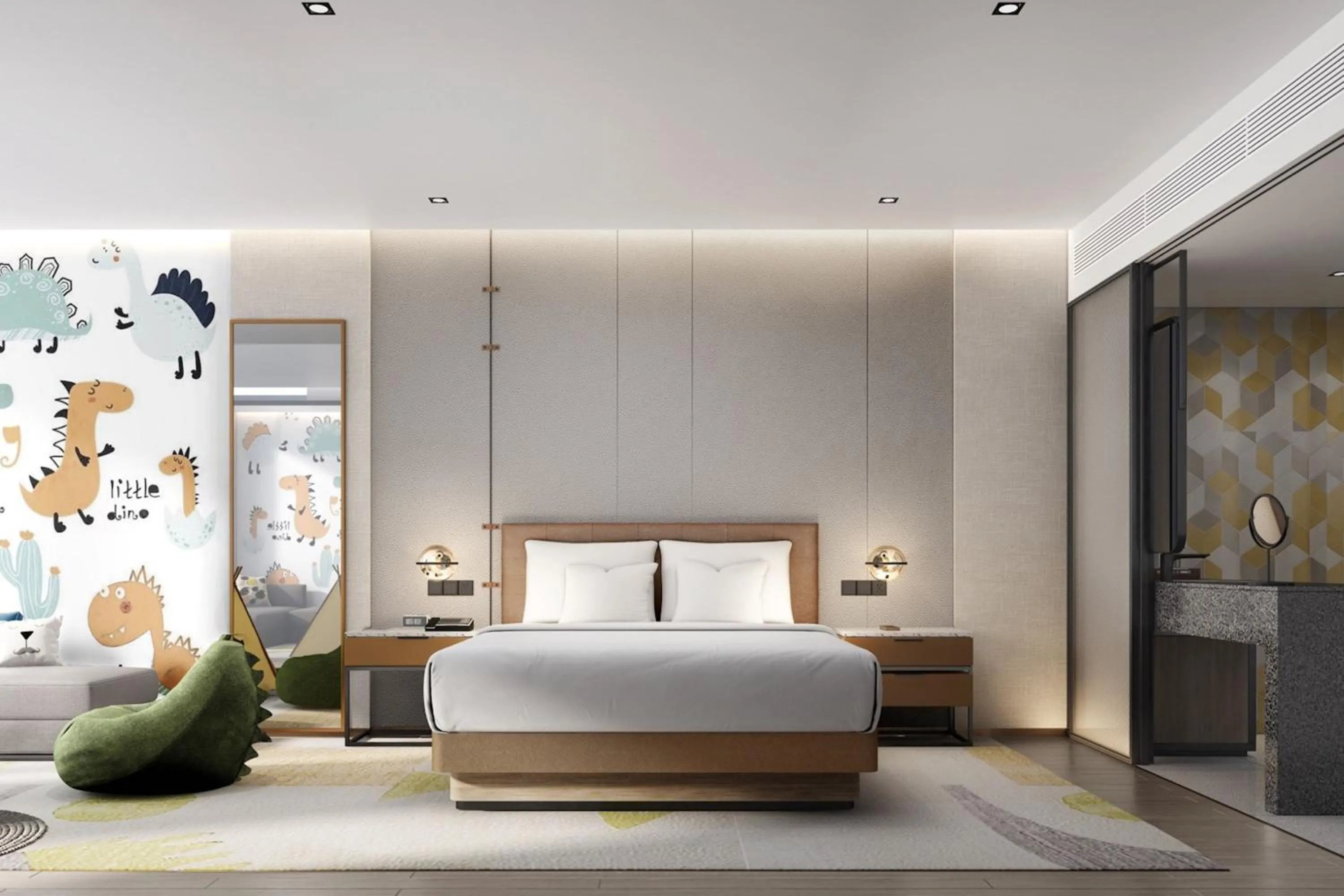 Bedroom, Bed in Four Points by Sheraton Chongqing, Yongchuan