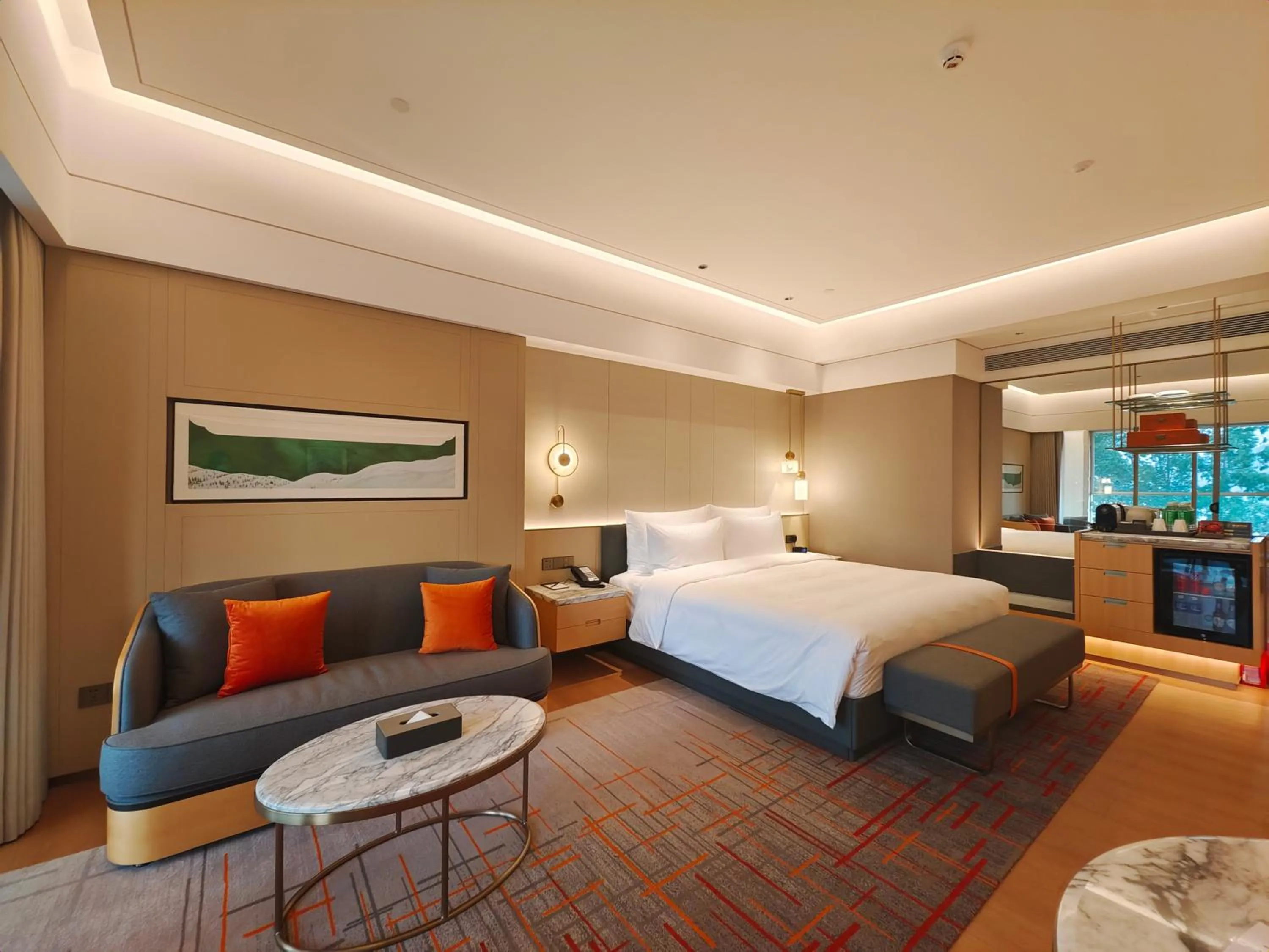 Bed in Wyndham Grand Zhaoqing Downtown