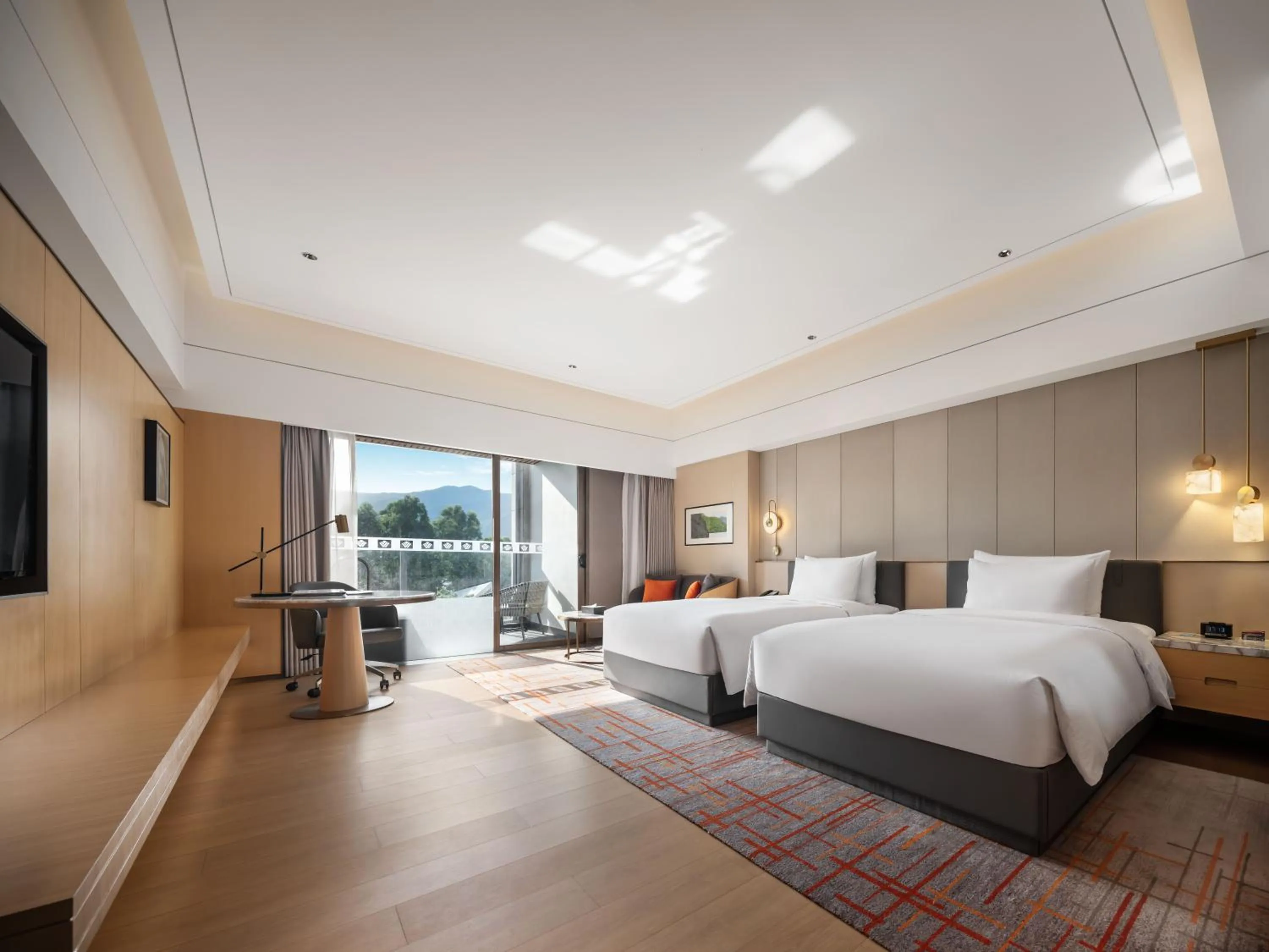 Bed in Wyndham Grand Zhaoqing Downtown