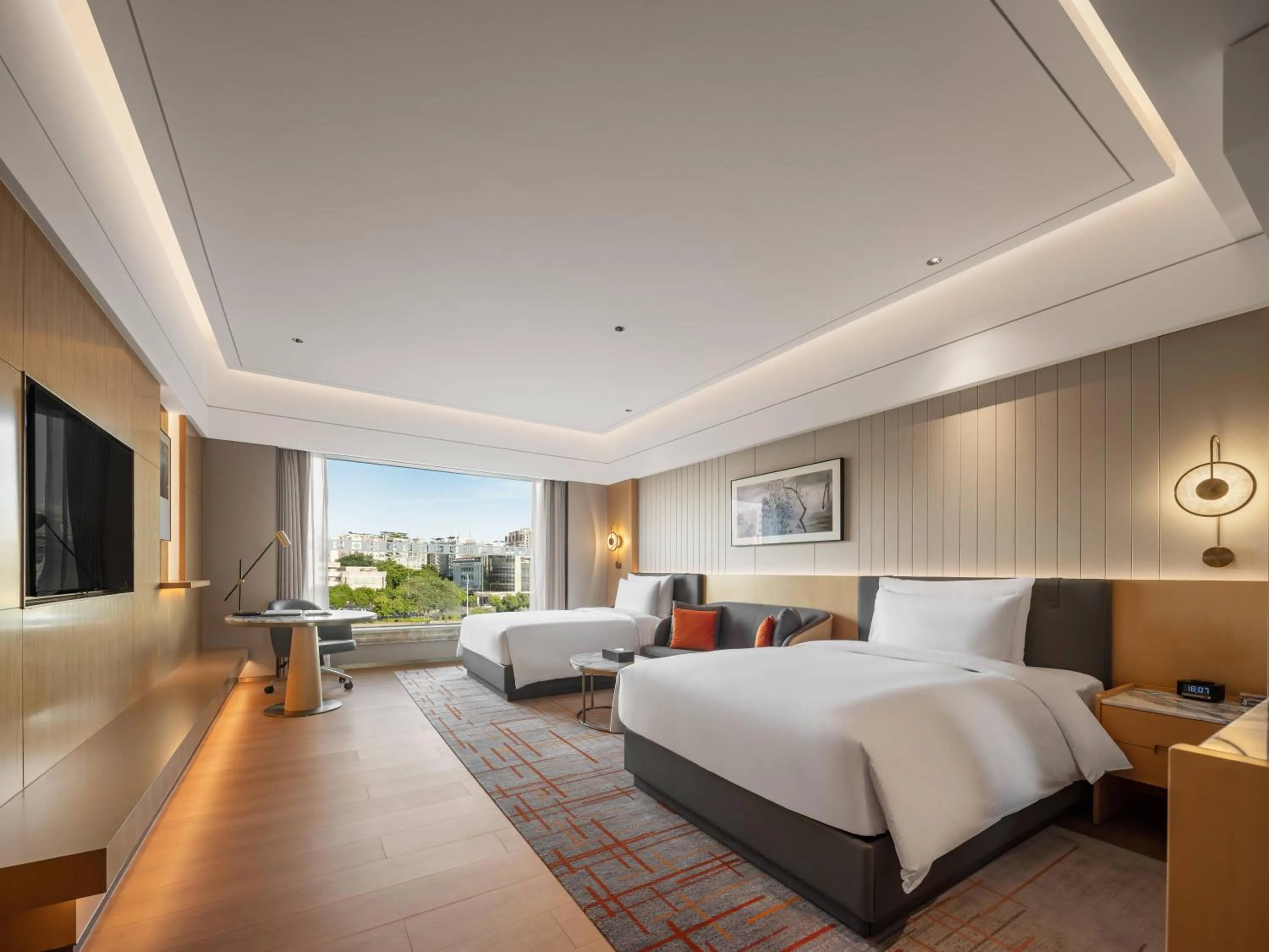 Bed in Wyndham Grand Zhaoqing Downtown