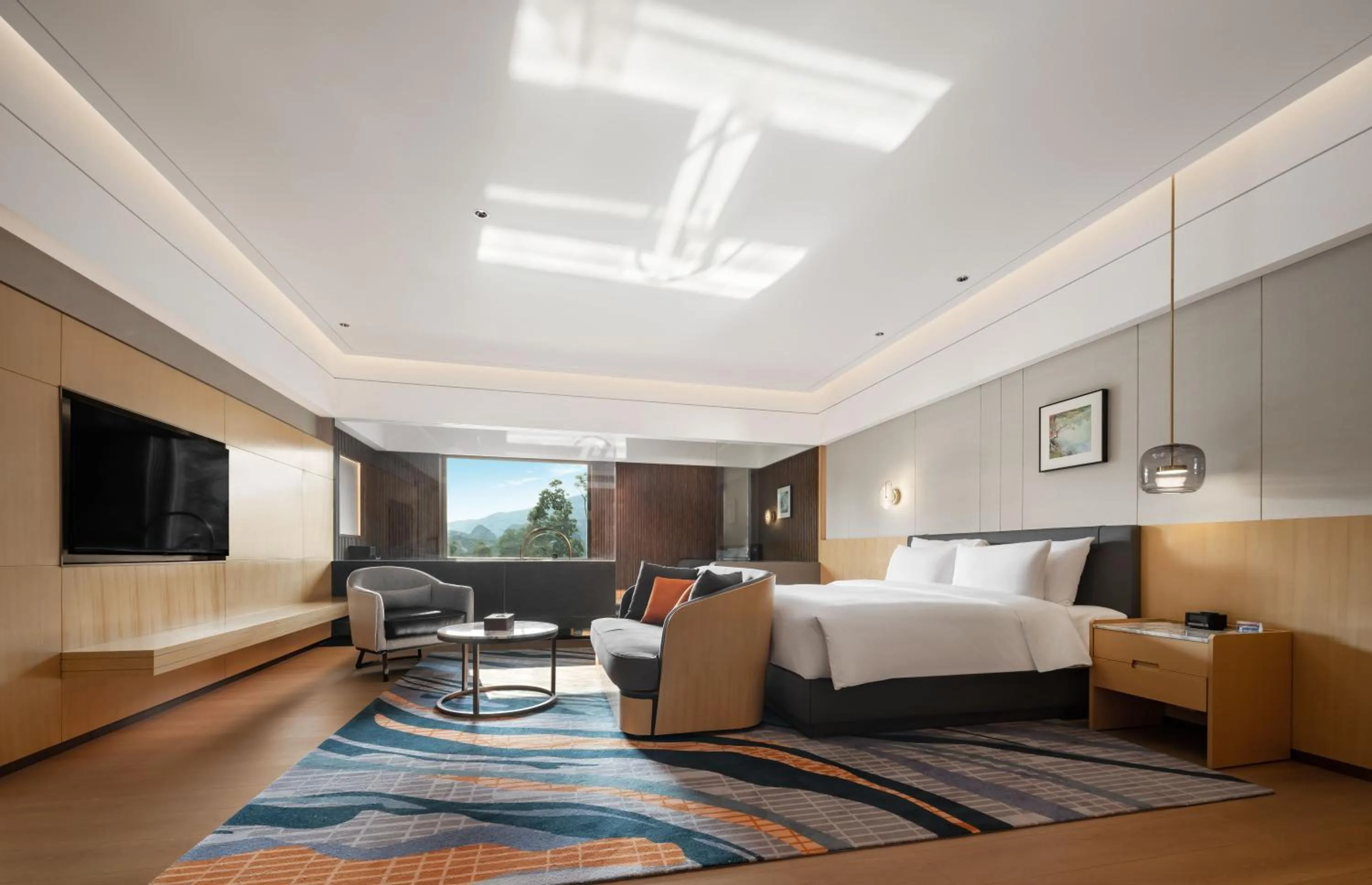 Bed in Wyndham Grand Zhaoqing Downtown