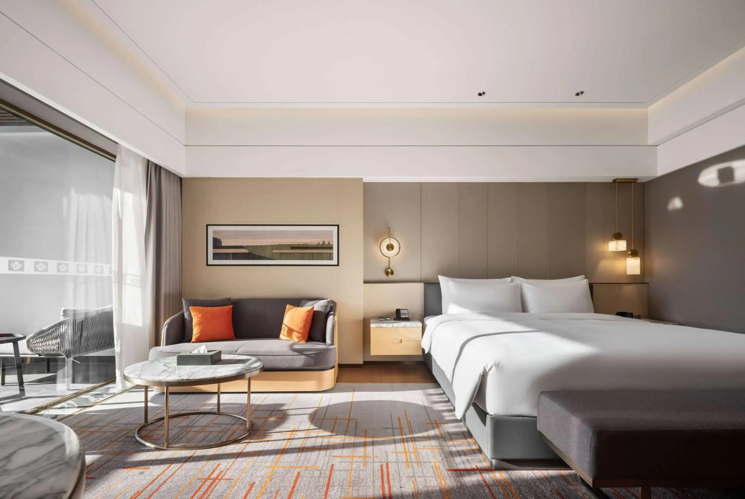 Photo of the whole room, Bed in Wyndham Grand Zhaoqing Downtown Photo of the whole room, Bed in Wyndham Grand Zhaoqing Downtown