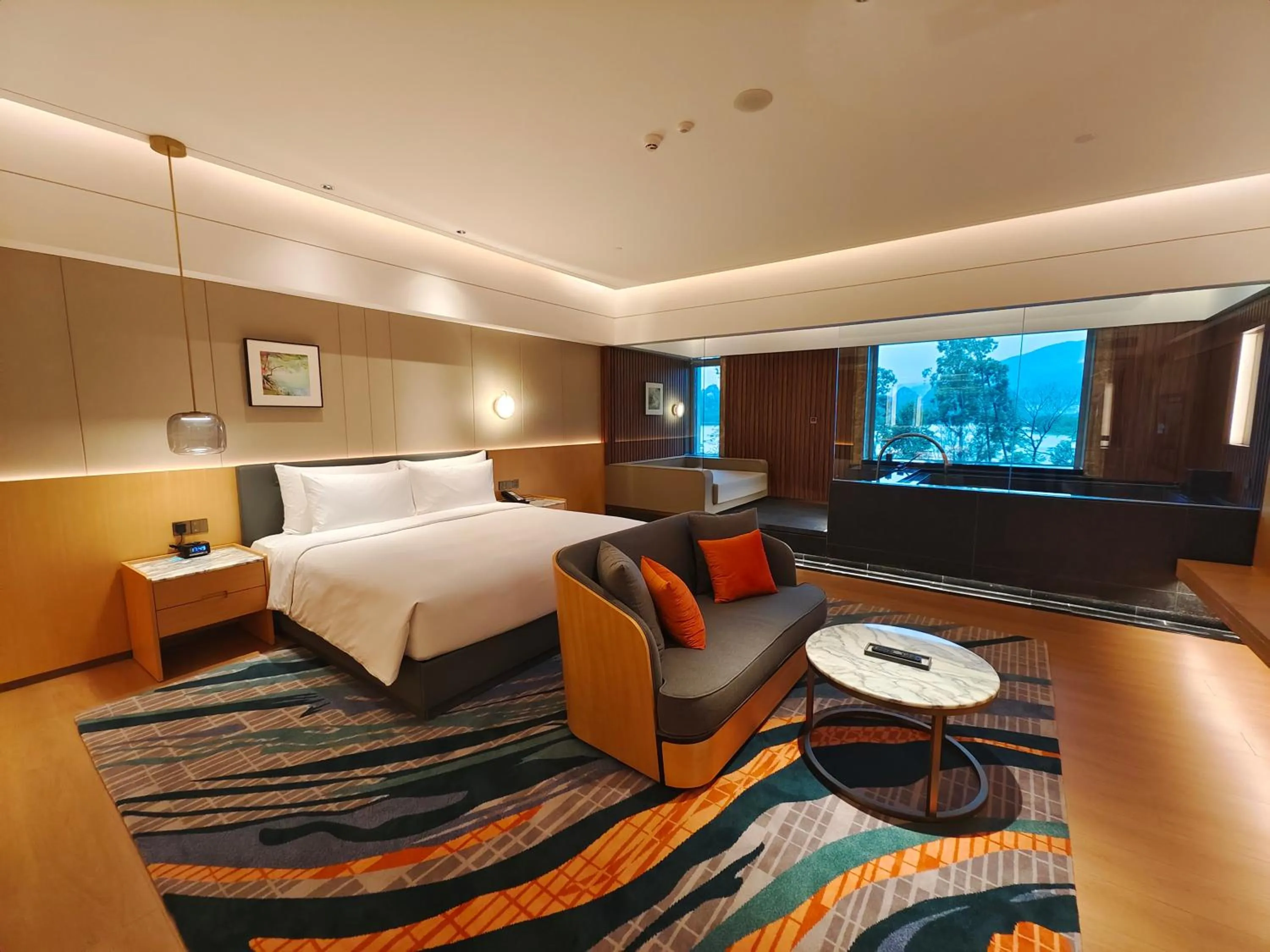 Bed in Wyndham Grand Zhaoqing Downtown