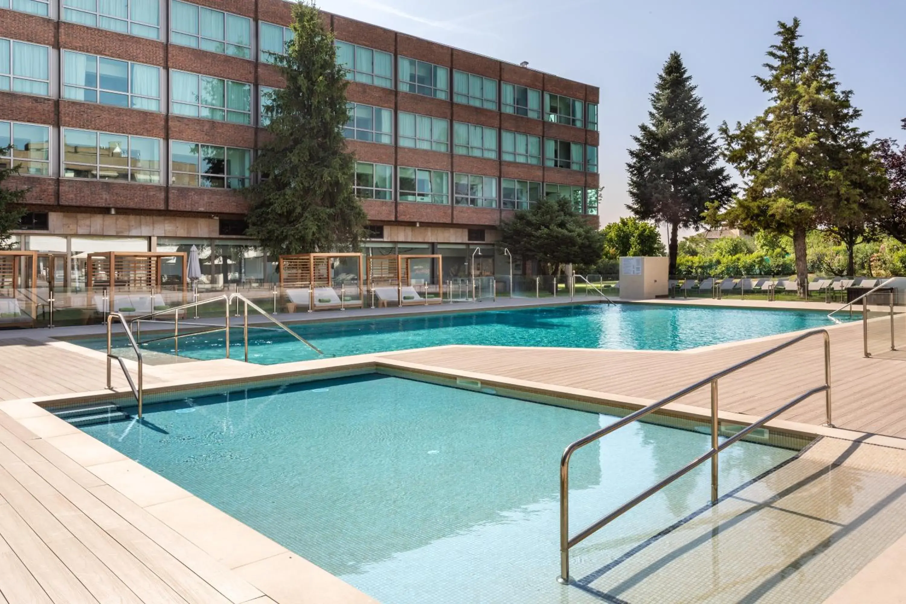 Pool view in Melia Barajas Pool view in Melia Barajas