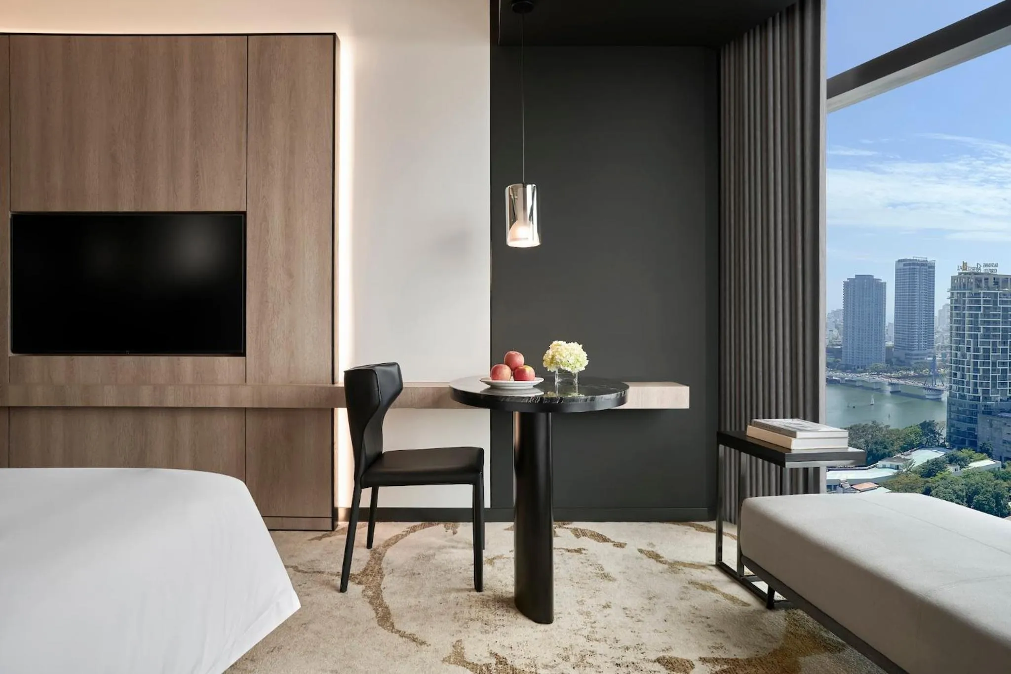 View (from property/room), Bed in Crowne Plaza Danang City Centre by IHG