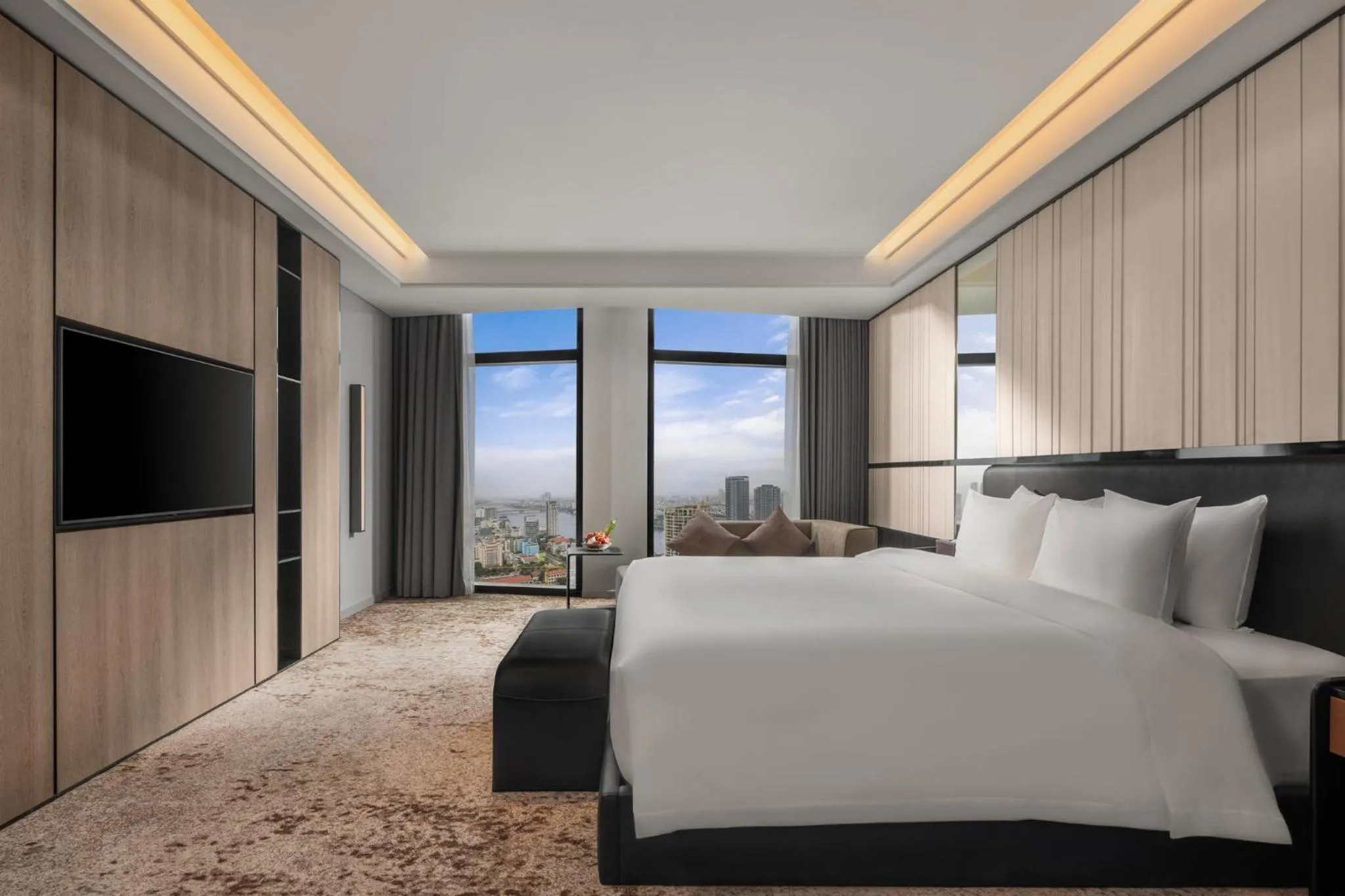 Photo of the whole room, Bed in Crowne Plaza Danang City Centre by IHG