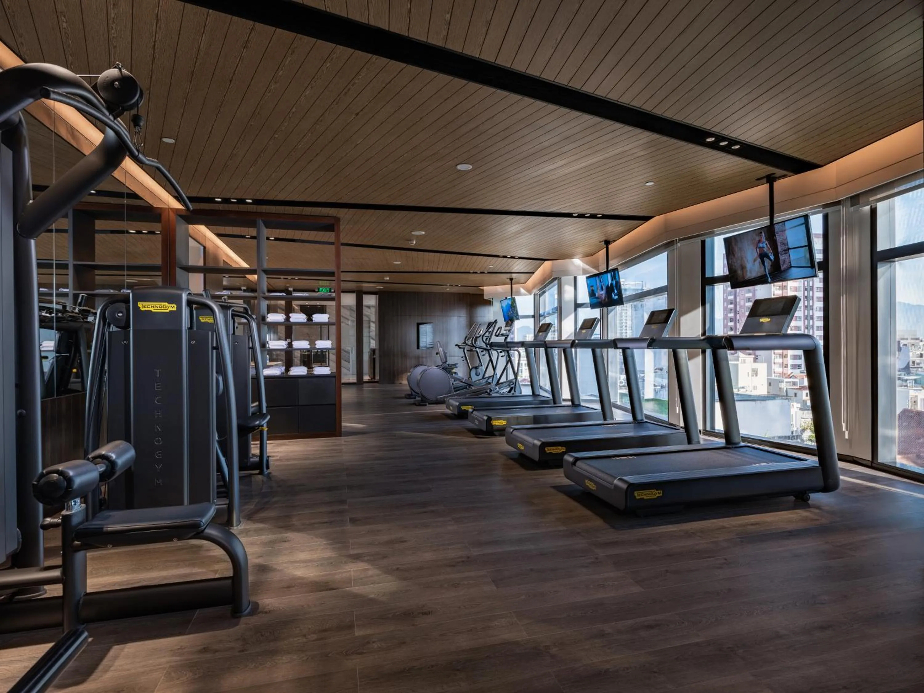 Fitness centre/facilities in Crowne Plaza Danang City Centre by IHG